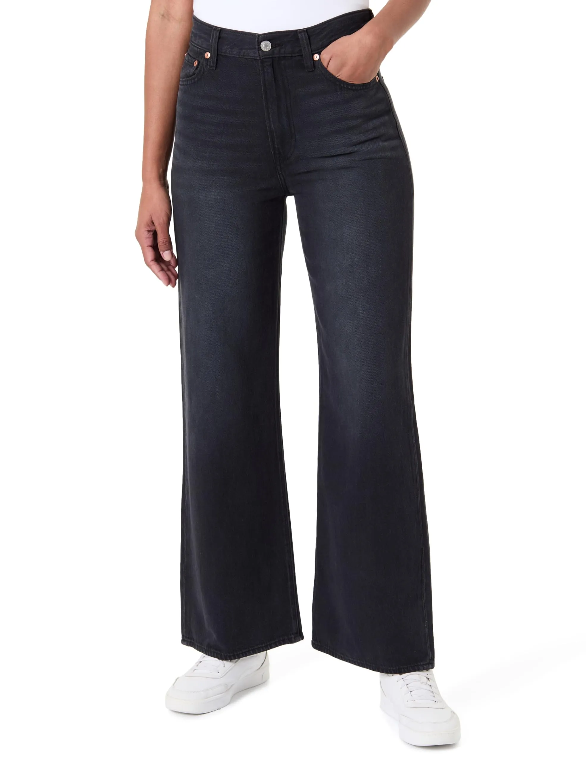 Levi's Ribcage Wide Leg Jeans - None Your Business - immagine 1