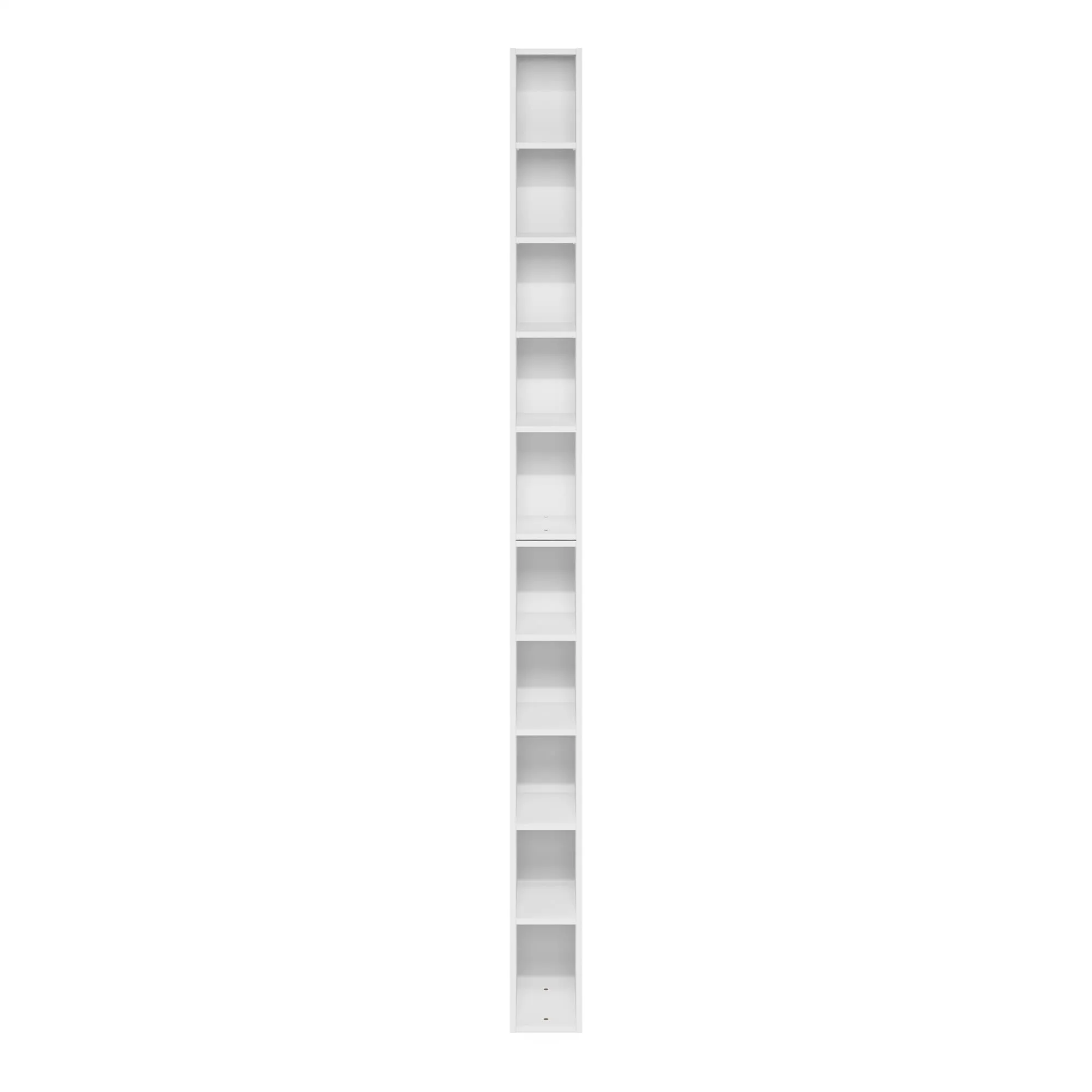 Furinno Fulda 10-Tier Libreria Salvaspazio, Bianco - immagine 7