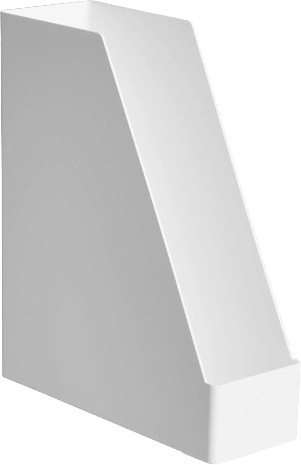 Amazon Basics Plastic Organizer Portariviste, Bianco, Confezione da 2 - immagine 5