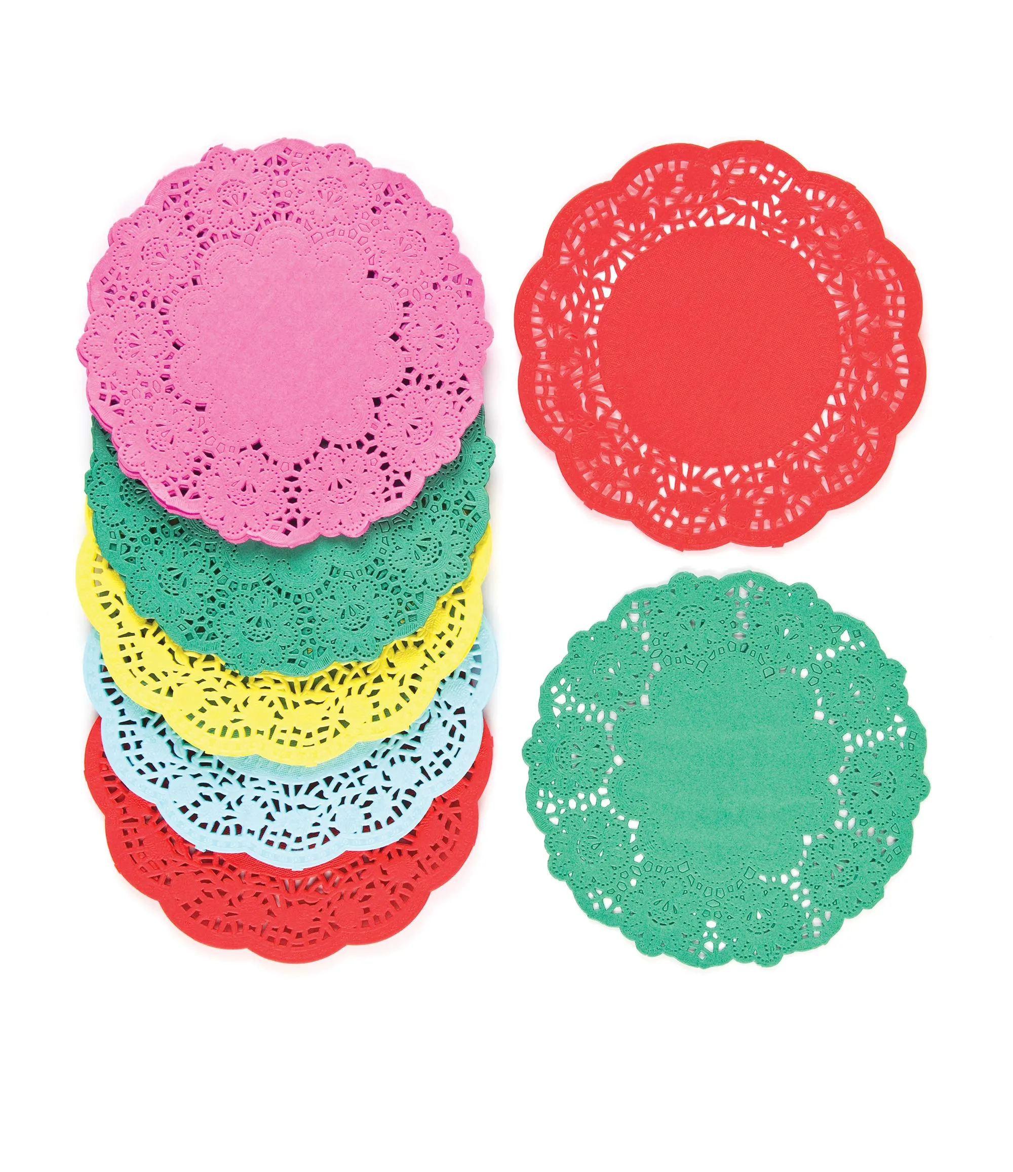 Baker Ross Centrini in Carta Colorata per Lavoretti Creativi e Fai da Te, 16.5 cm, 120 pezzi - immagine 3