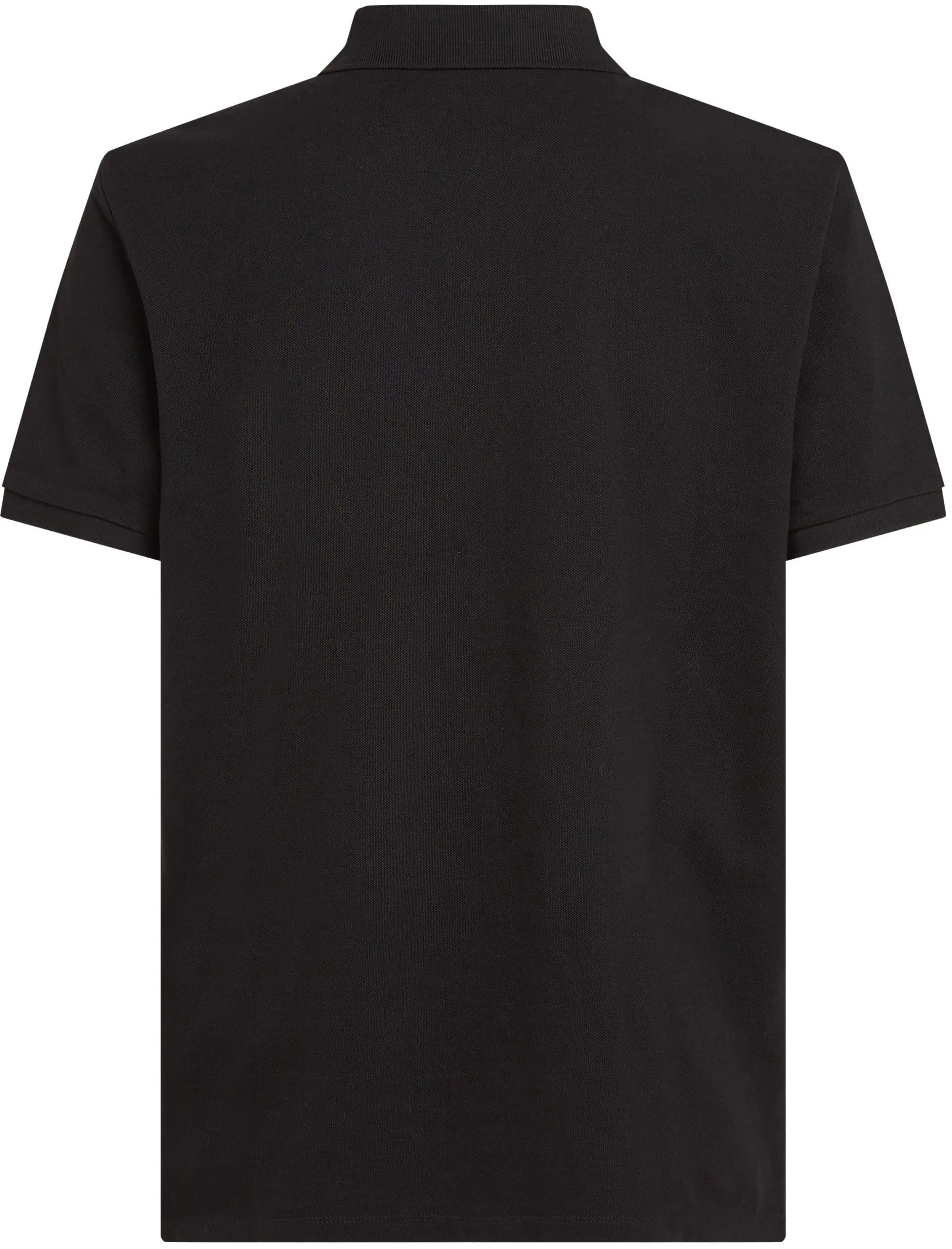 Calvin Klein Uomo Maglietta Polo Maniche Corte Monogram Pique in Cotone, Nero, XL - immagine 8