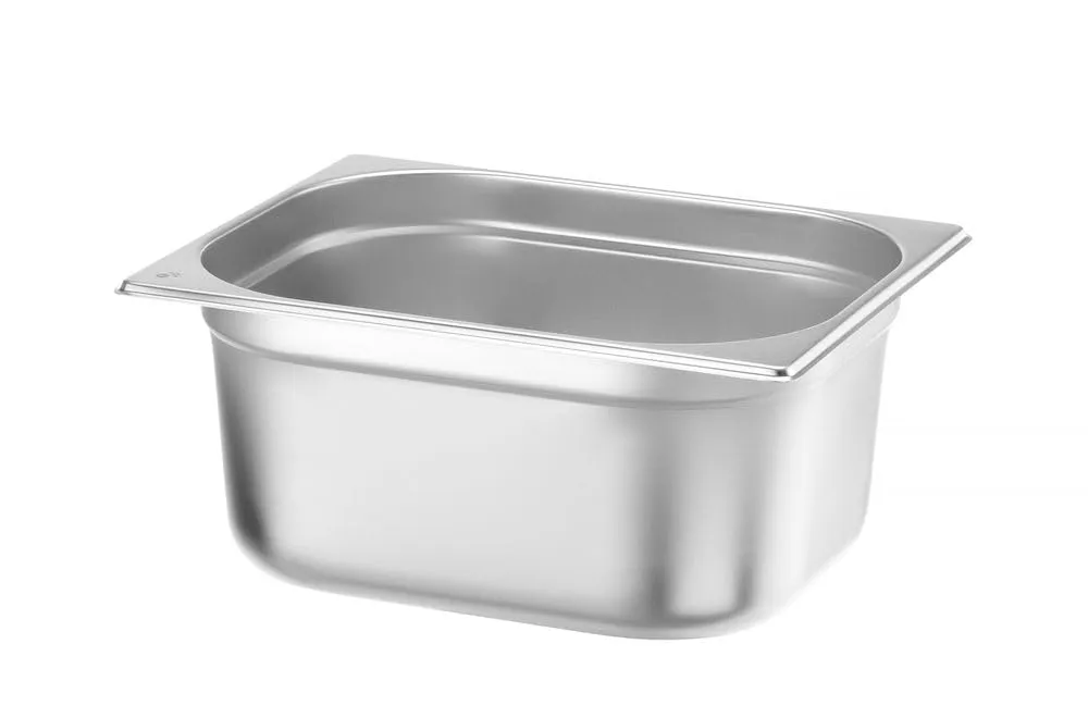 Hendi Contenitore Gastronorm GN 1/2 Budget Line, Acciaio Inox, 9.5L, 325x265x150mm - immagine 2