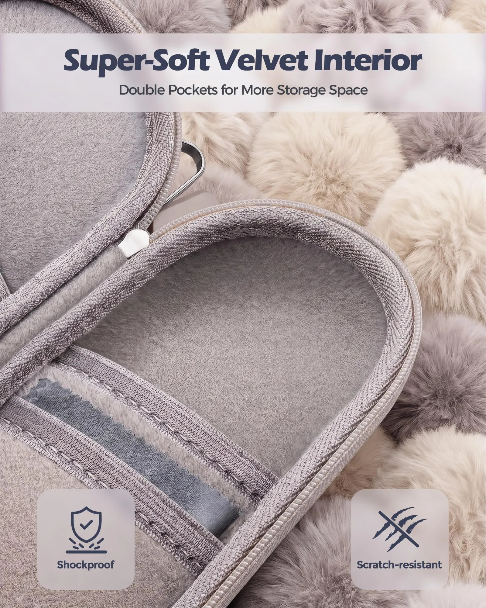 ProCase Custodia Occhiali da Sole per 2 paia, Verde Oliva - immagine 4