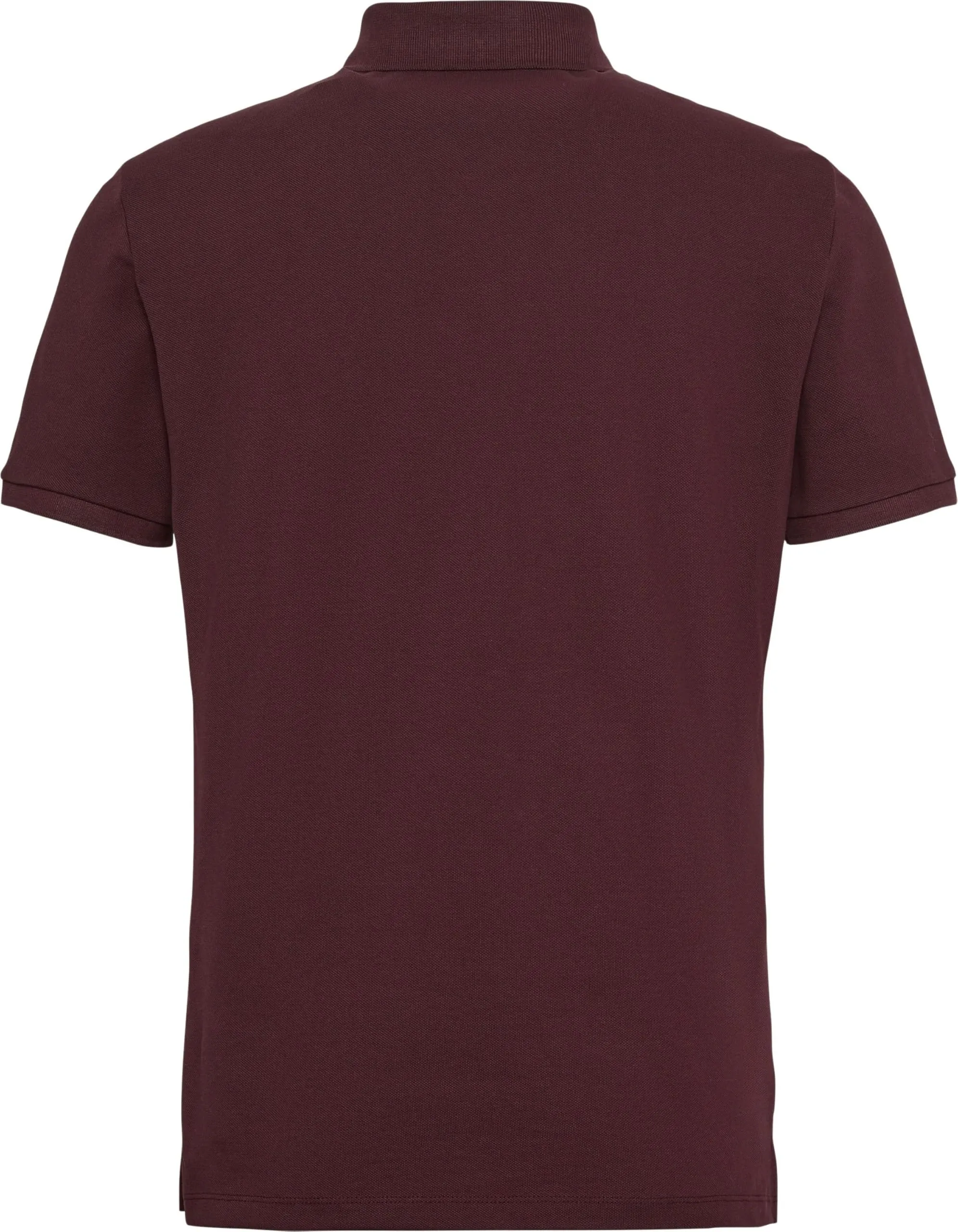 Calvin Klein Monogram Pique Cotton Short Sleeve Polo Shirt, Mocha Brown, XS - immagine 8