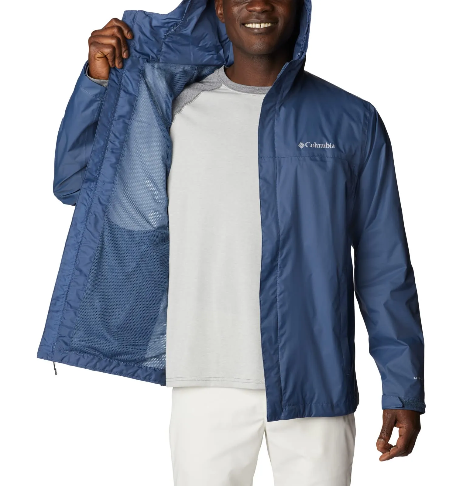 Columbia Giacca Impermeabile da Uomo, Montagna Scura, 3X - immagine 3
