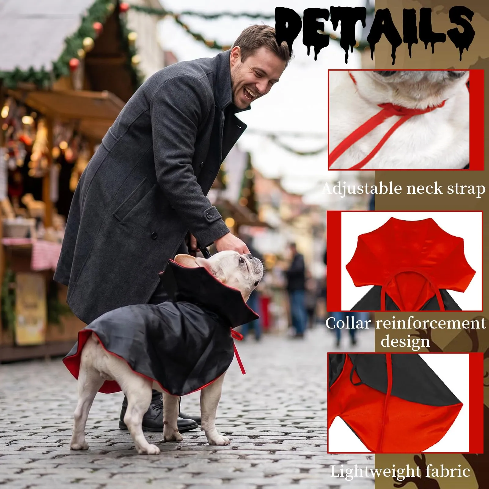 PacuM Costume di Halloween per Cani, Taglia S - immagine 3