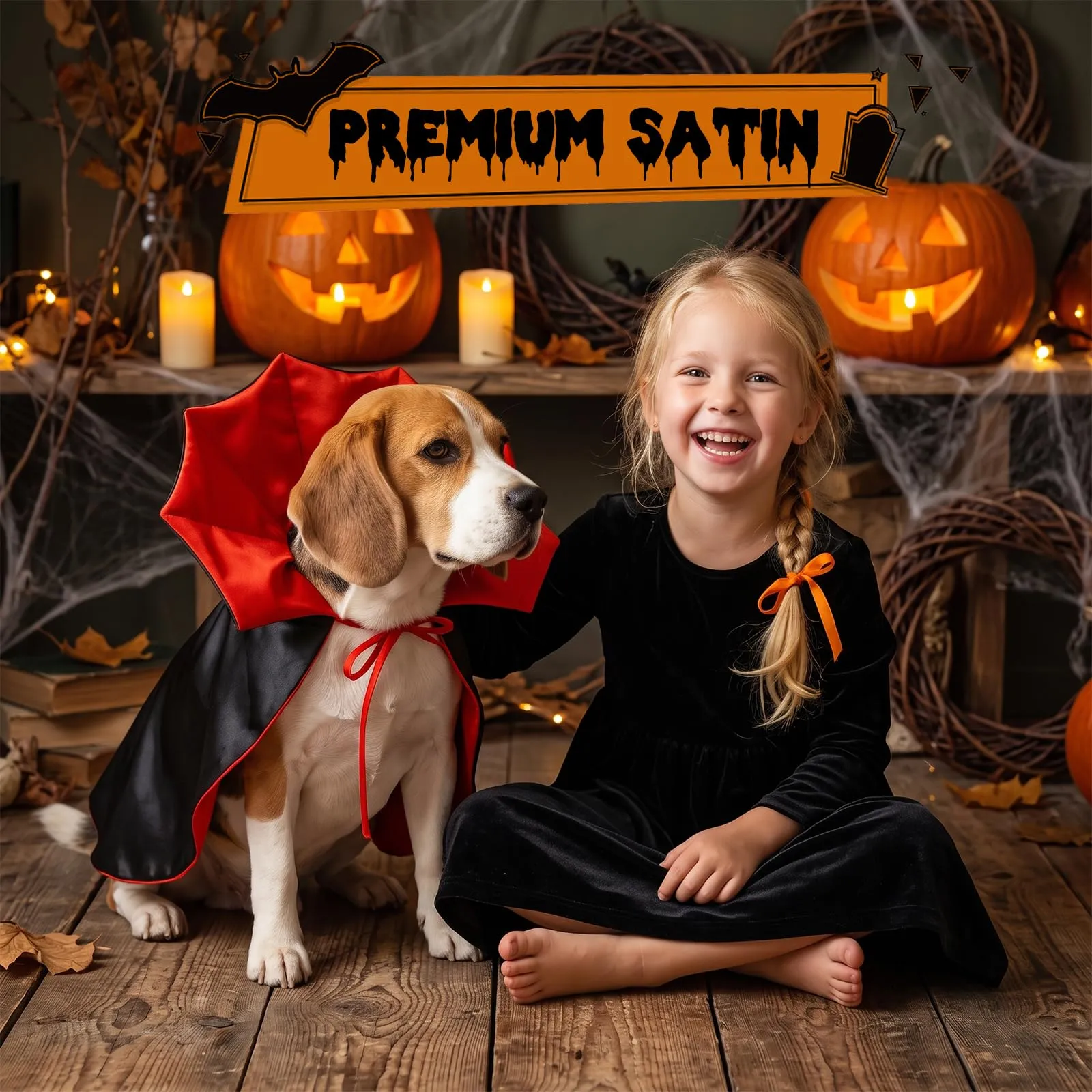 PacuM Costume di Halloween per Cani, Taglia S - immagine 5