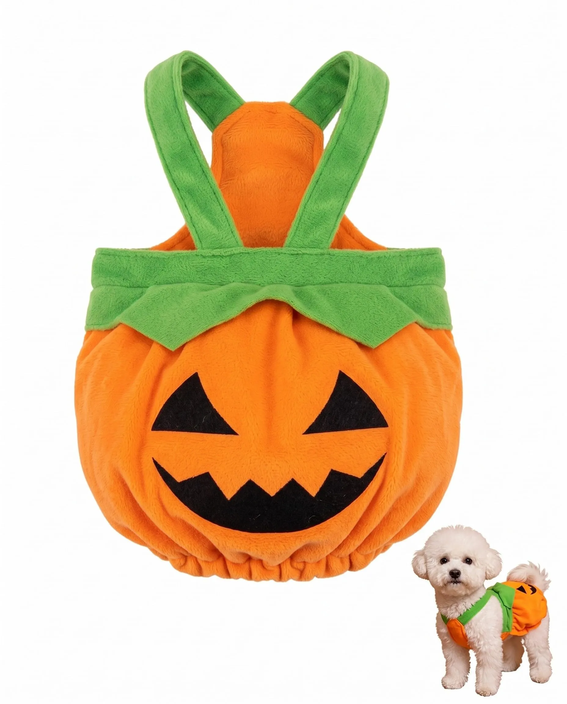 XUKZIMA Costume Zucca per Cane, Taglia L - immagine 1