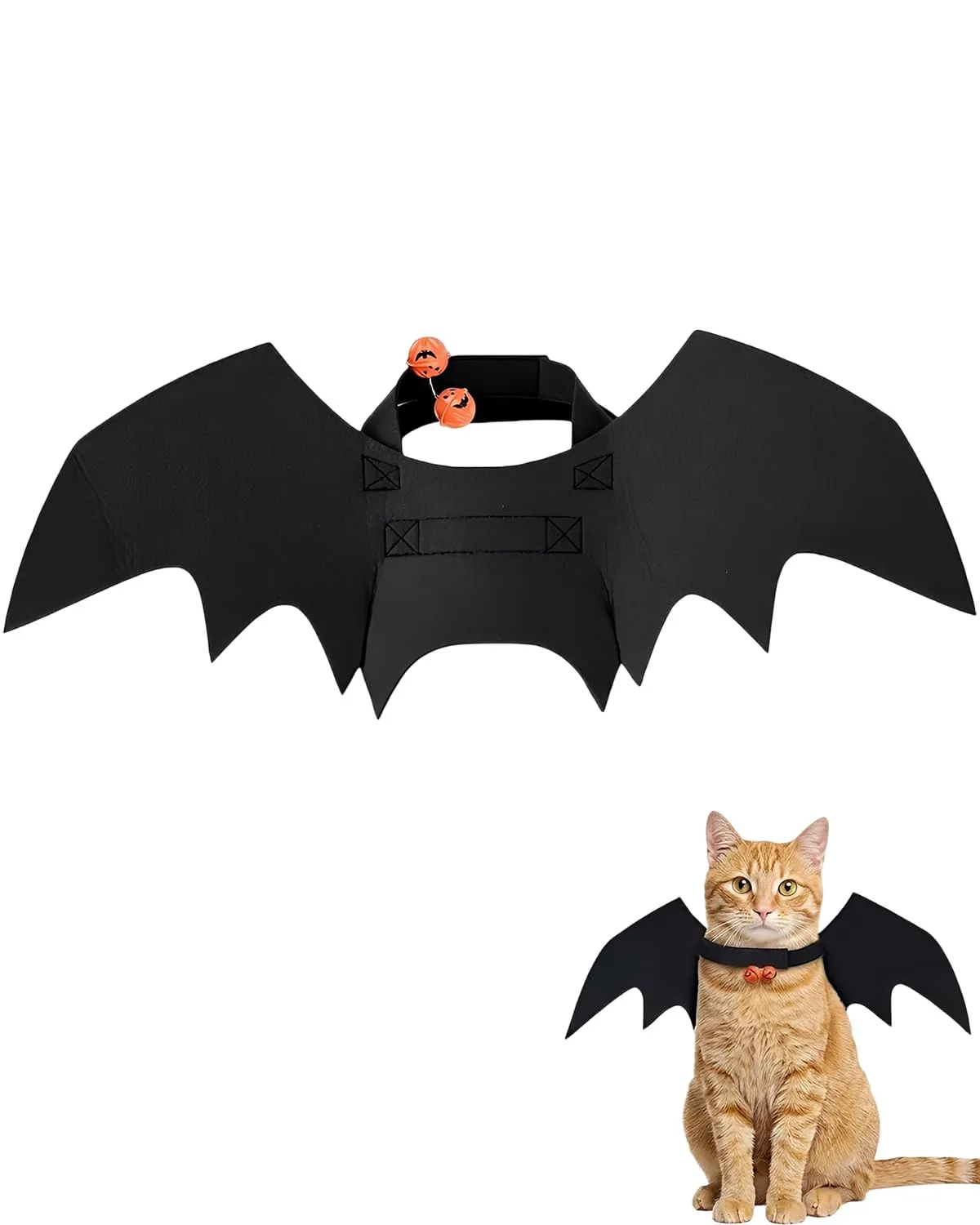 YUZNA Costume Pipistrello per Cane e Gatto - immagine 1