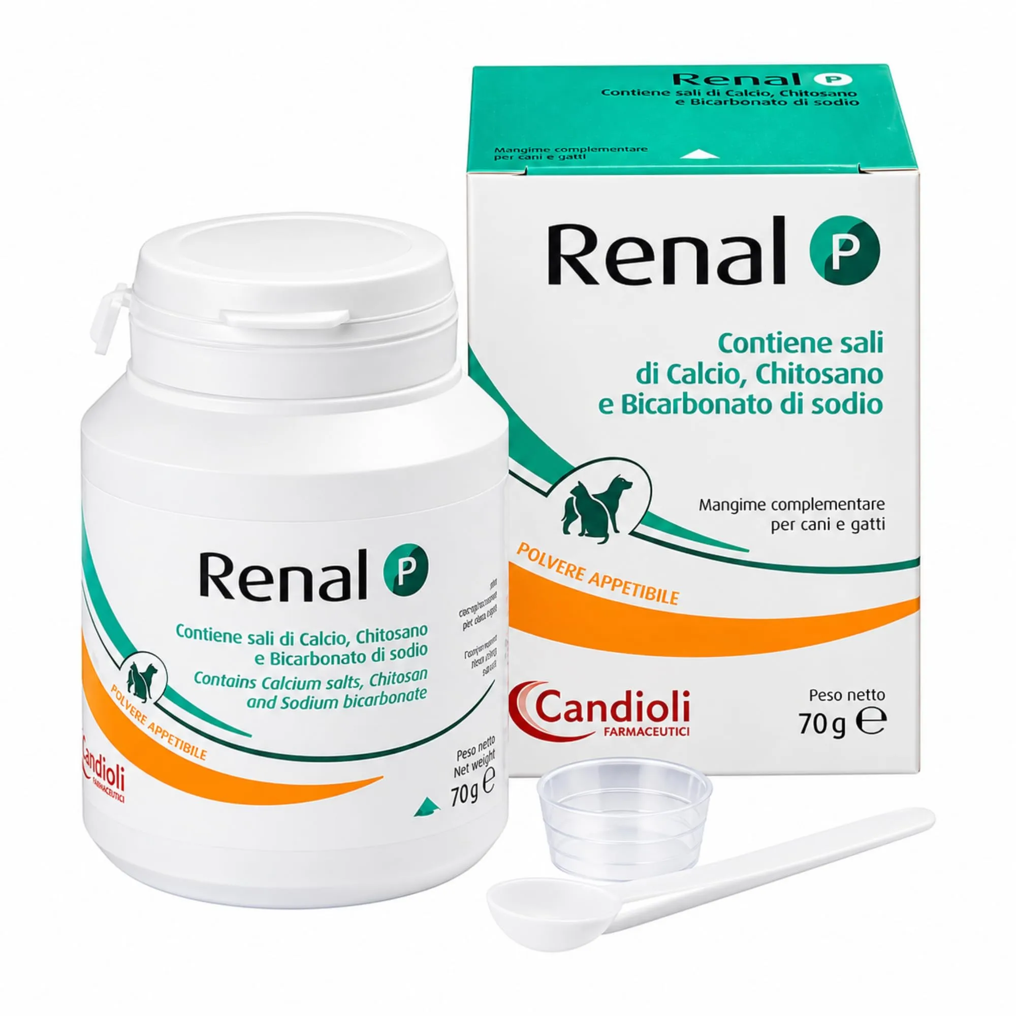 Candioli Renal P Integratore per Cani e Gatti, 240 g - immagine 1