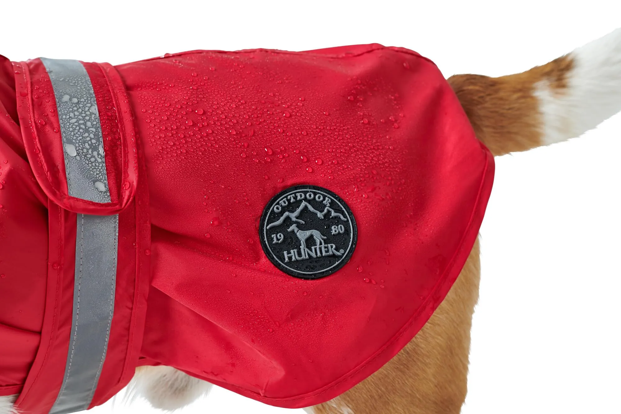 Hunter Uppsala Rain Cappotto per Cani, 65, Rosso - immagine 7