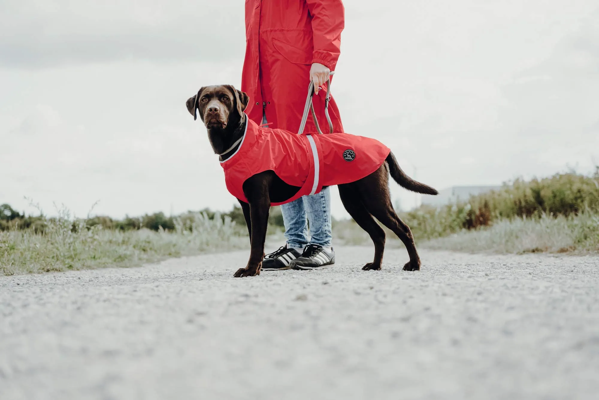 HUNTER Cappotto per cani Uppsala Rain, Taglia 55, Rosso - immagine 9