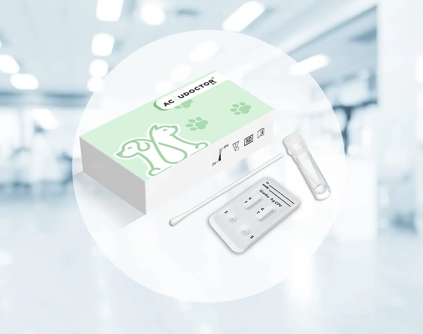 AccuDoctor Kit Rapido Giardia e Parvovirus per Cani, 2 Test - immagine 7