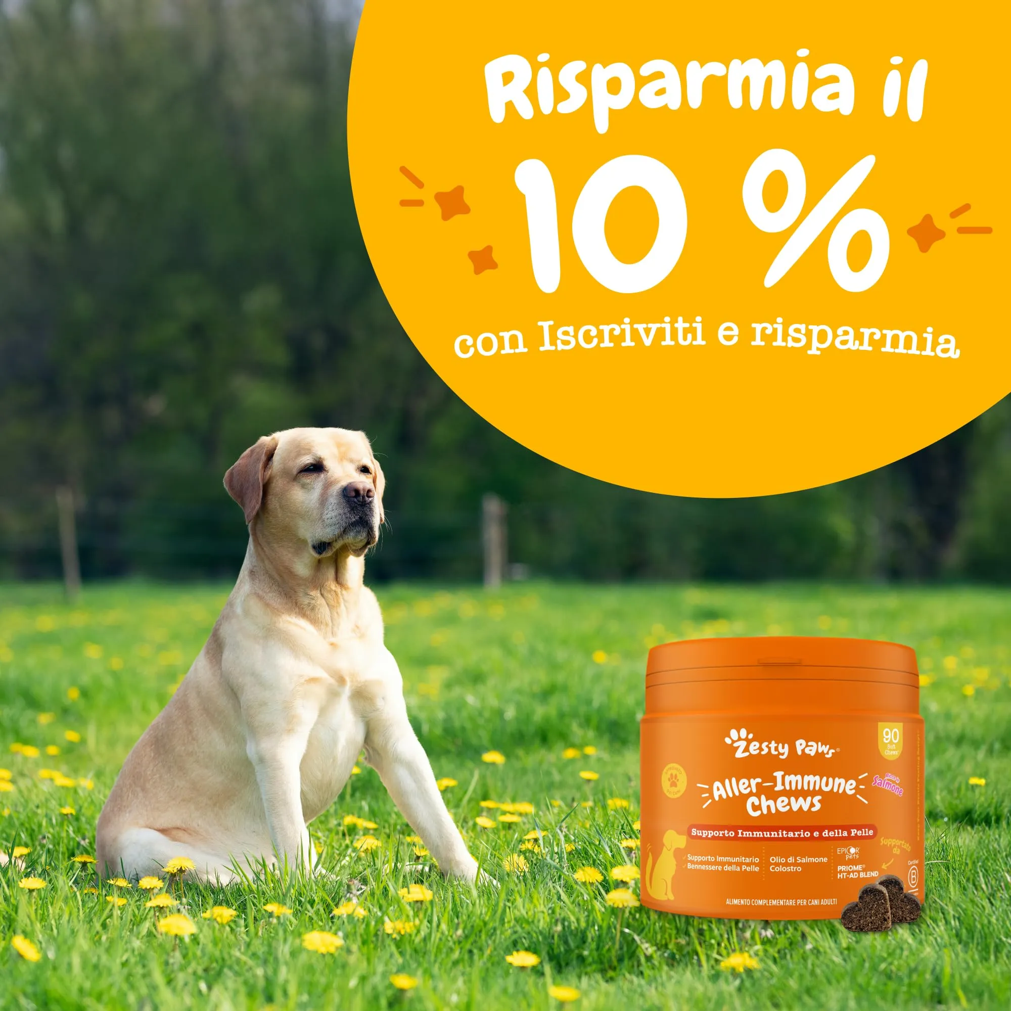 Zesty Paws Allergy & Immunity for Dogs – 90 Chews - immagine 9
