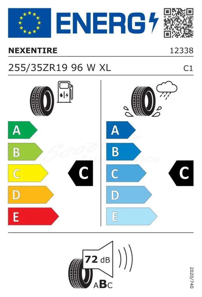 Nexen N'Fera SU1 XL RPB 255/35R19 96W Summer Tyre - immagine 2