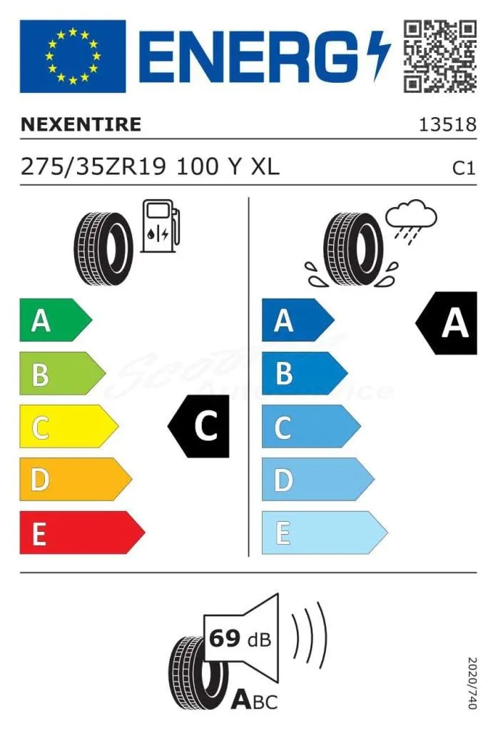 Nexen N'Fera SU1 XL 275/35R19 100Y Summer Tyre - immagine 2