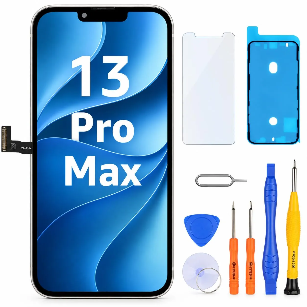 LL TRADER Schermo LCD 6,7'' per iPhone 13 Pro Max e Kit di Riparazione - immagine 1