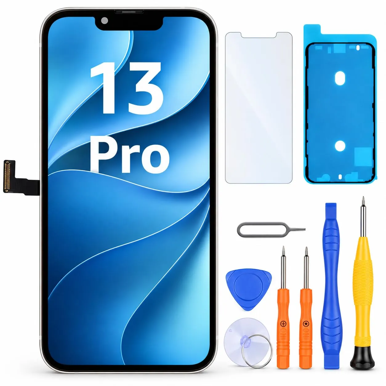 LL TRADER Schermo LCD 6,1'' per iPhone 13 Pro con Kit di Riparazione - immagine 1