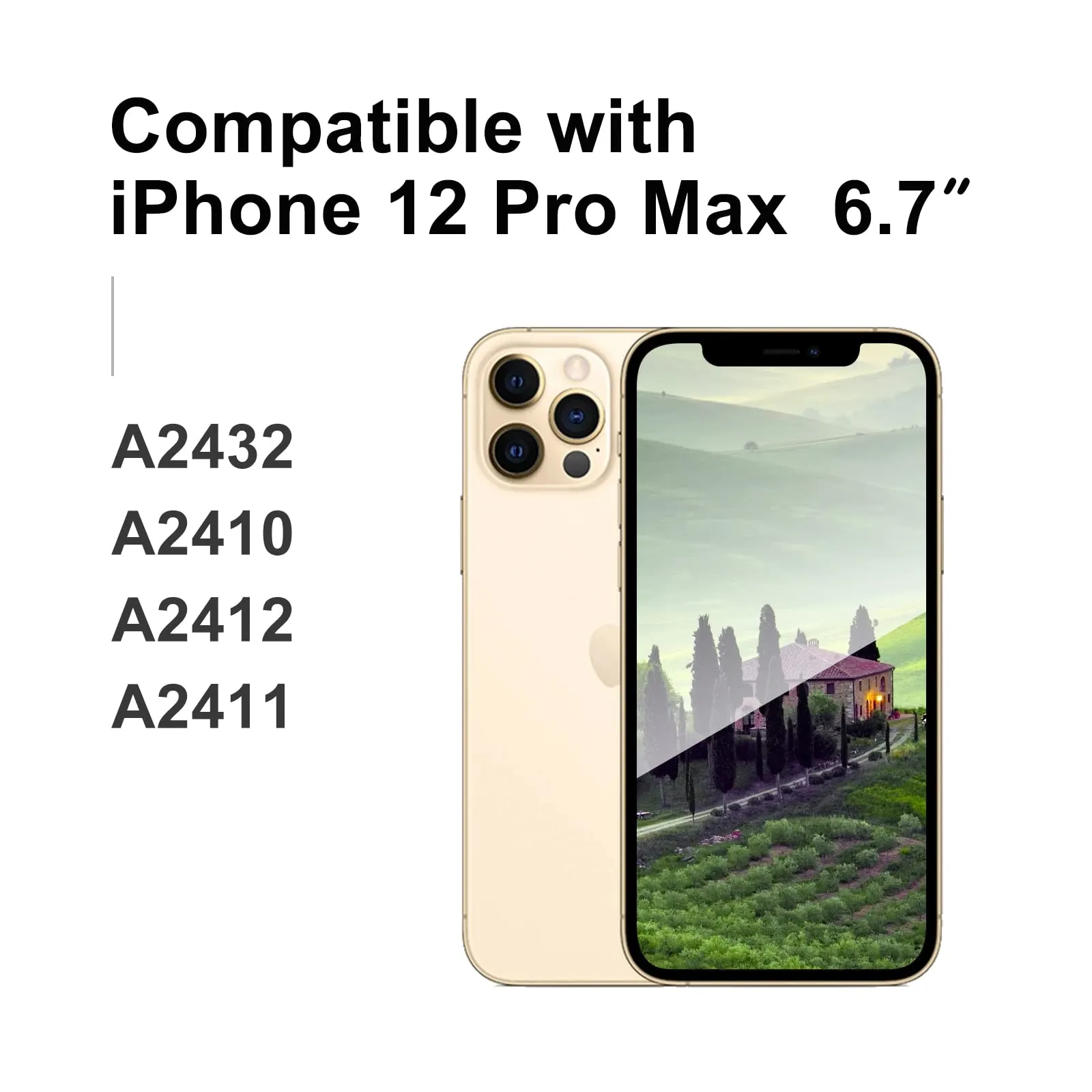 LL TRADER Schermo LCD 6,7'' per iPhone 12 Pro Max e Kit di Riparazione - immagine 2