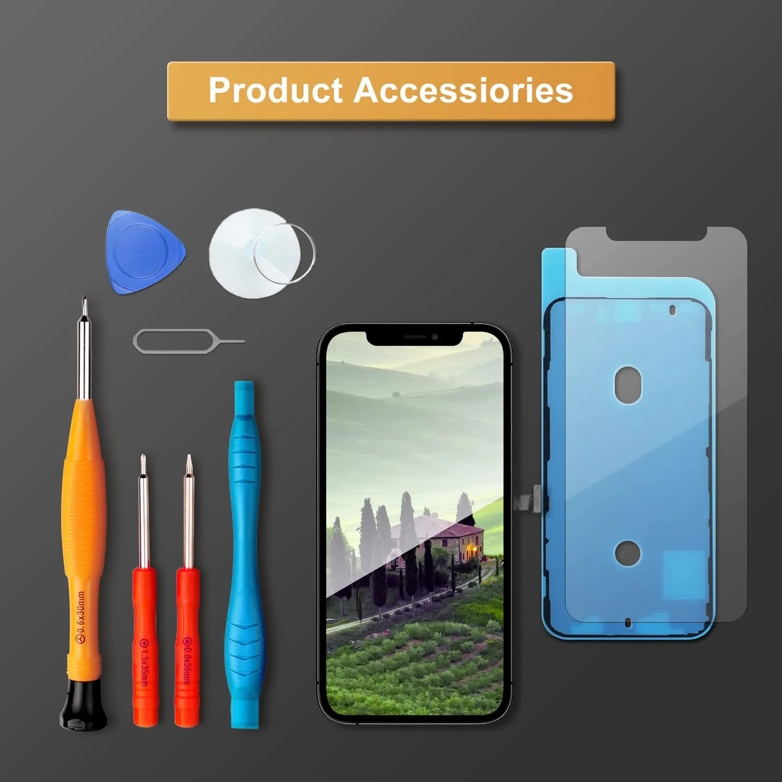 LL TRADER Schermo LCD 6,7'' per iPhone 12 Pro Max e Kit di Riparazione - immagine 7
