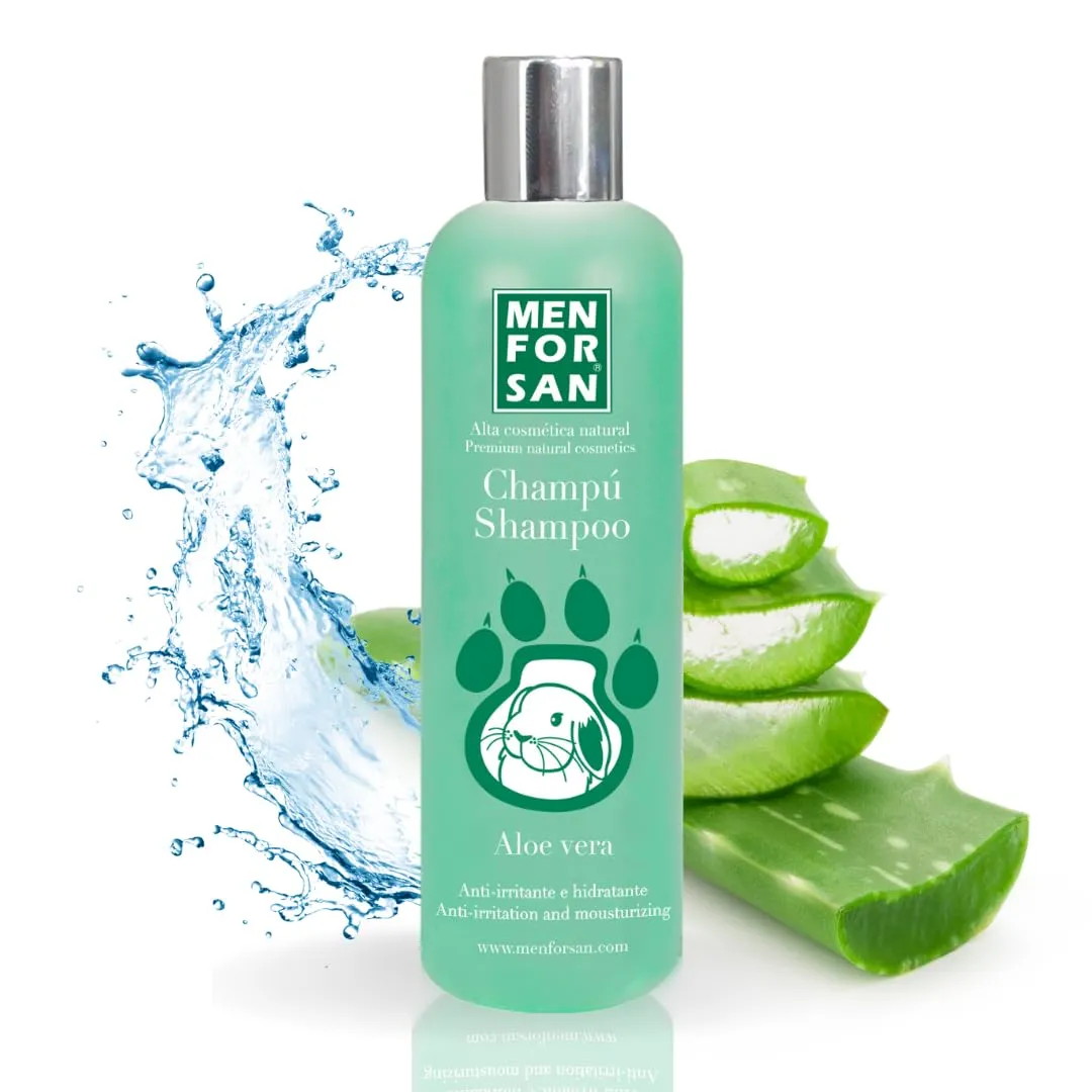 Menforsan Shampoo all'Aloe Vera per Roditori, Conigli e Furetti, 300 ml - immagine 1