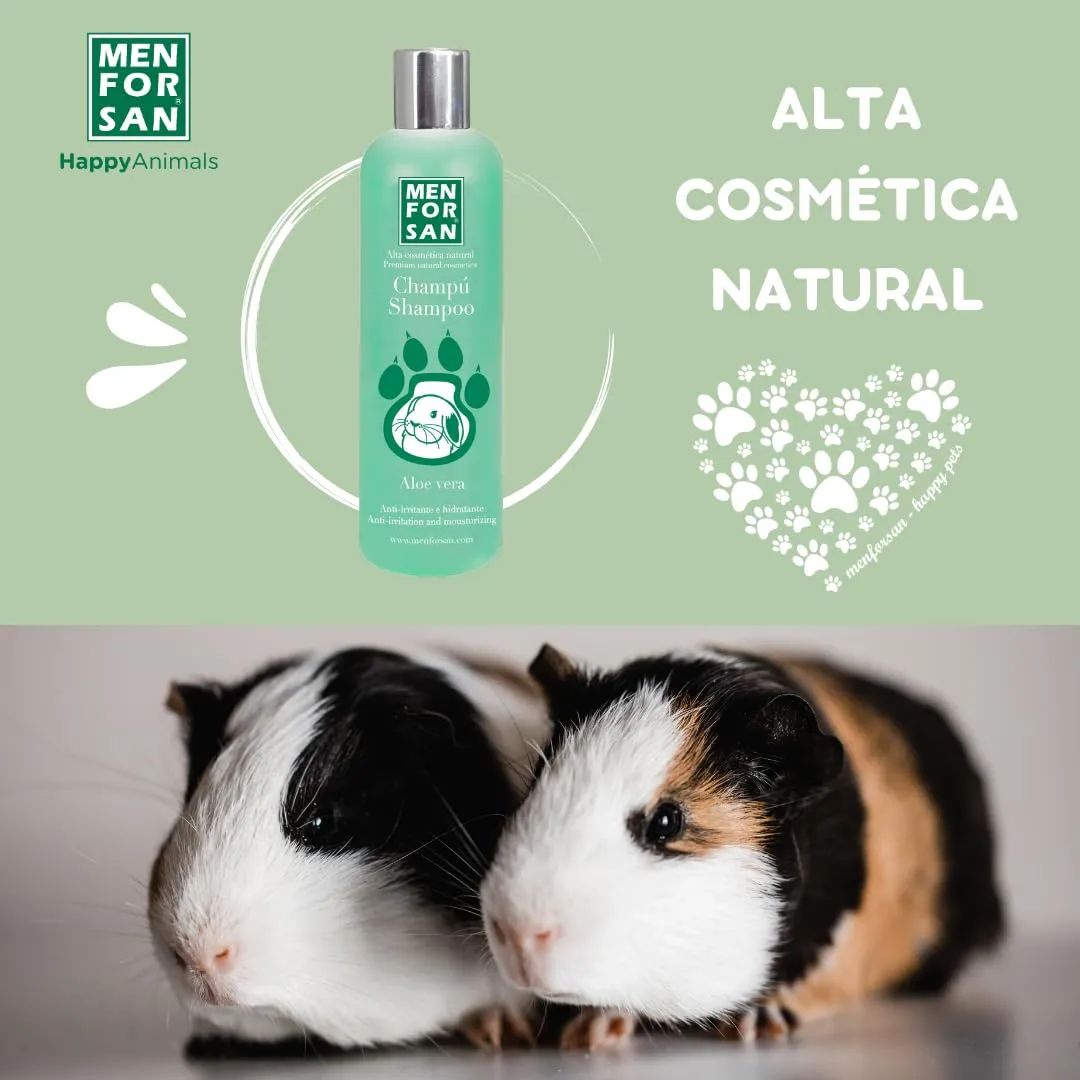 Menforsan Shampoo all'Aloe Vera per Roditori, Conigli e Furetti, 300 ml - immagine 7