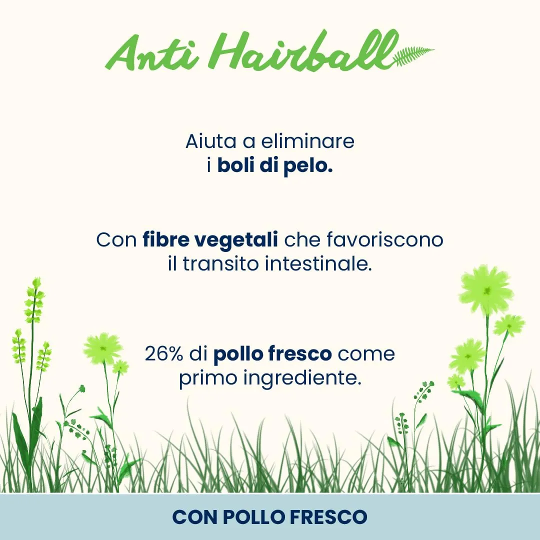 Almo Nature Anti Hairball Crocchette Gatto Adulto con Pollo Fresco, 2kg - immagine 2