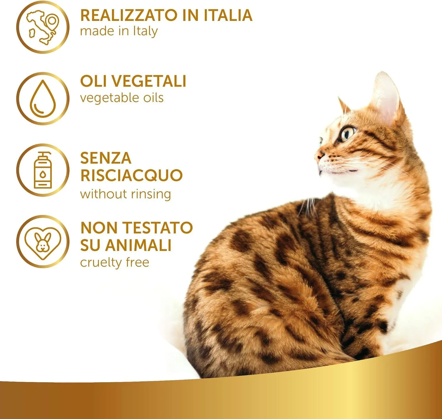 101 love for pet Shampoo a Secco Naturale e Vegetale per Gatto, Linea 101 (100ml) - immagine 4