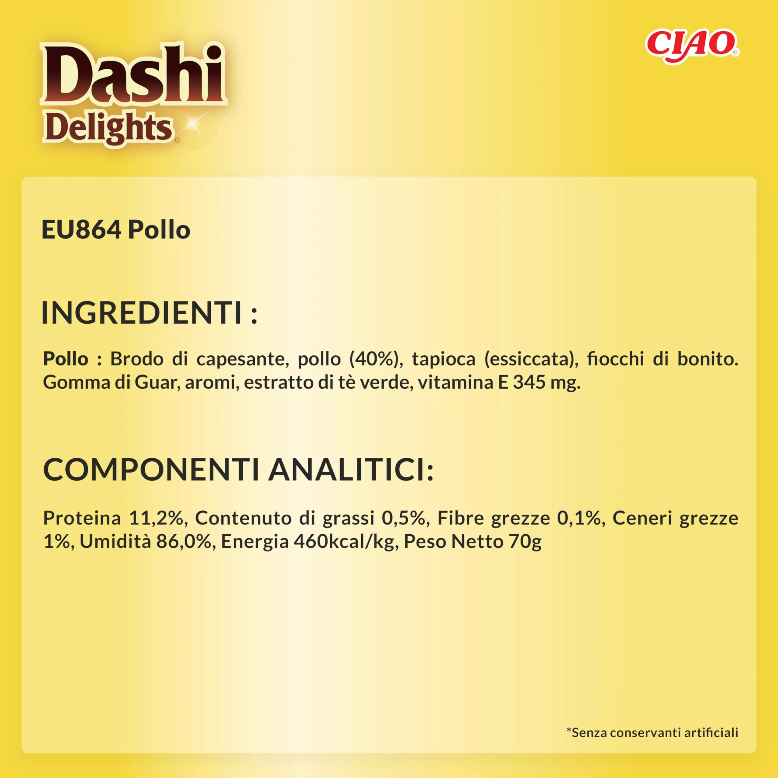 Inaba Dashi Delights Brodo per Gatti con Pollo, 70g - immagine 8