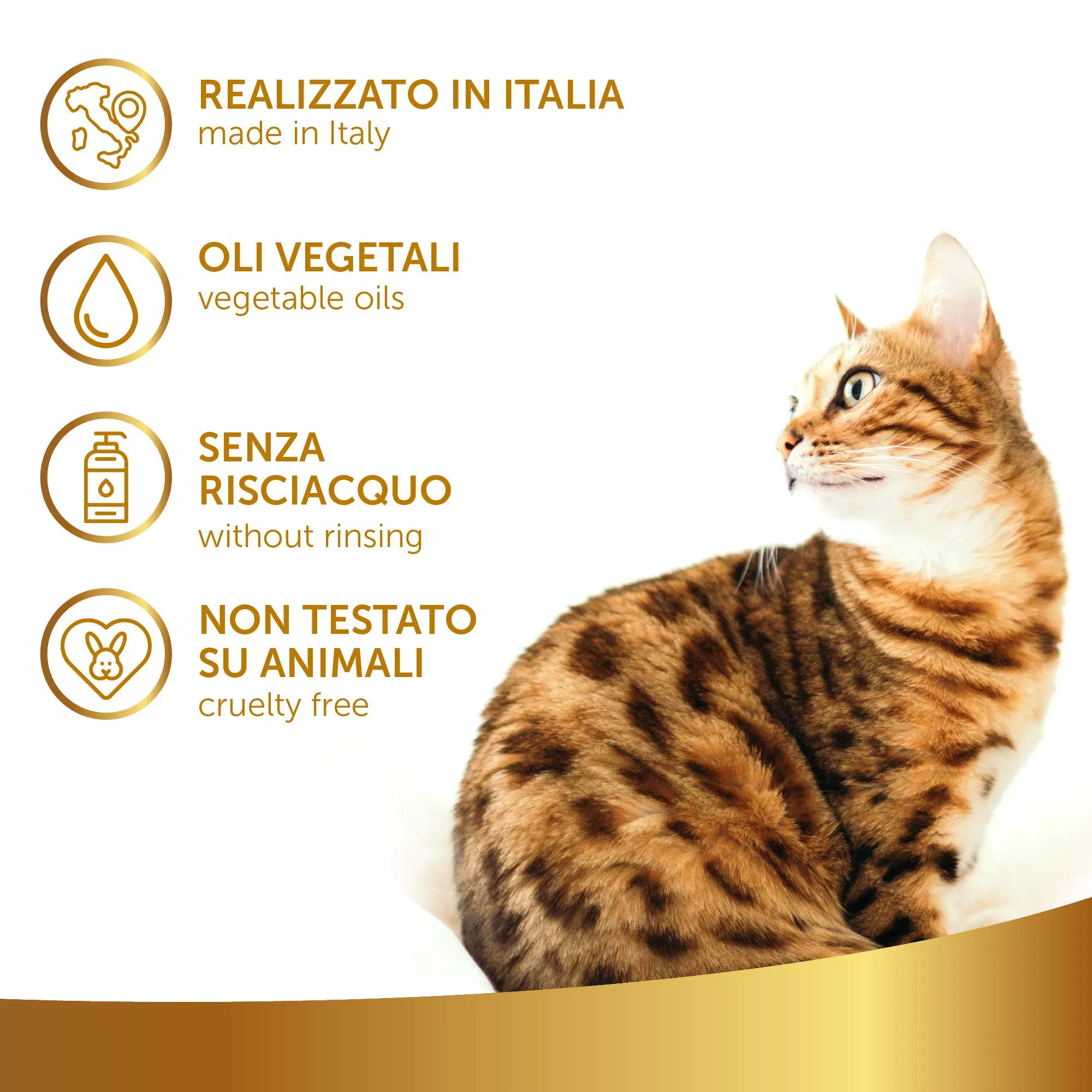 101 love for pet Shampoo a Secco Naturale e Vegetale per Gatto, Linea 101 (500ml) - immagine 4