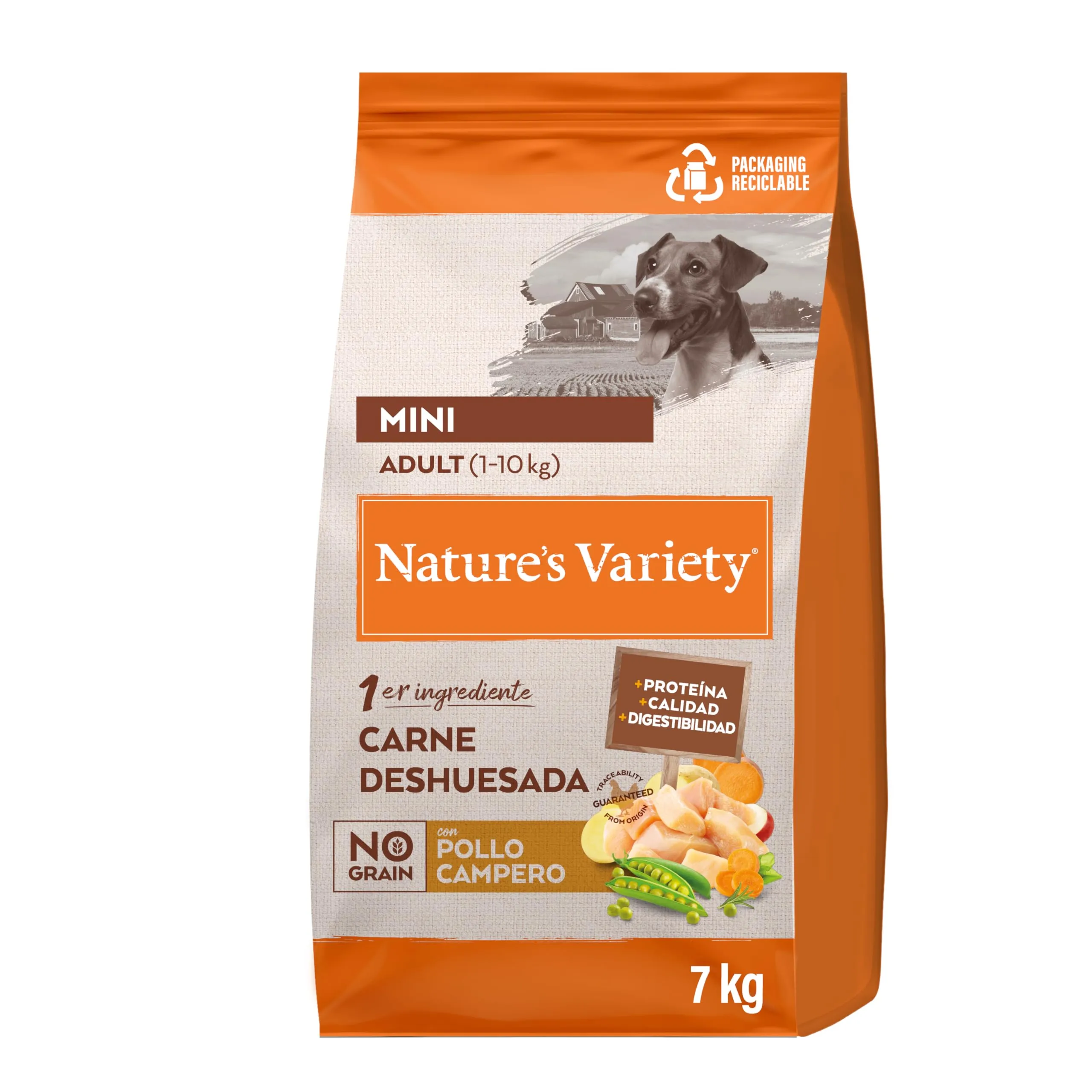 Nature's Variety Selected Cibo per Cani Adulti Mini con Pollo Allevato a Terra Disossato 7 kg - immagine 1