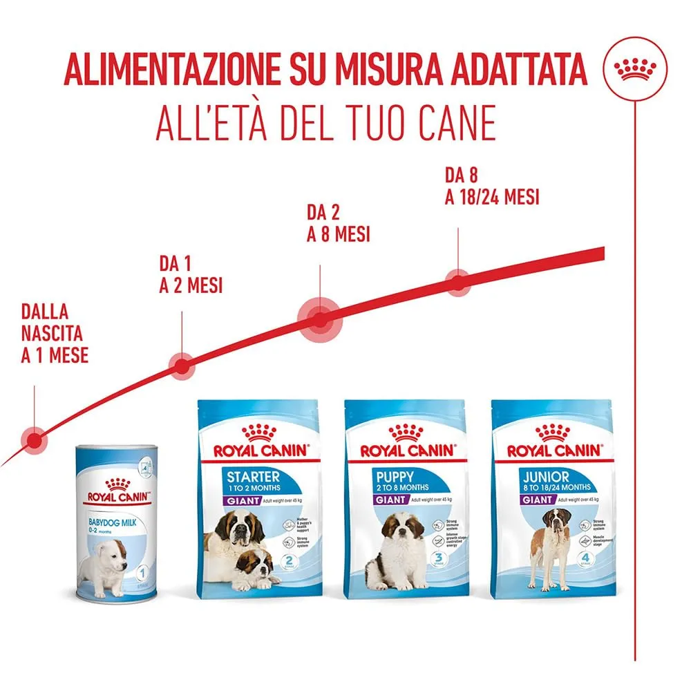 Royal Canin Giant Puppy Alimento Secco Completo per Cucciolo, 15kg - immagine 5
