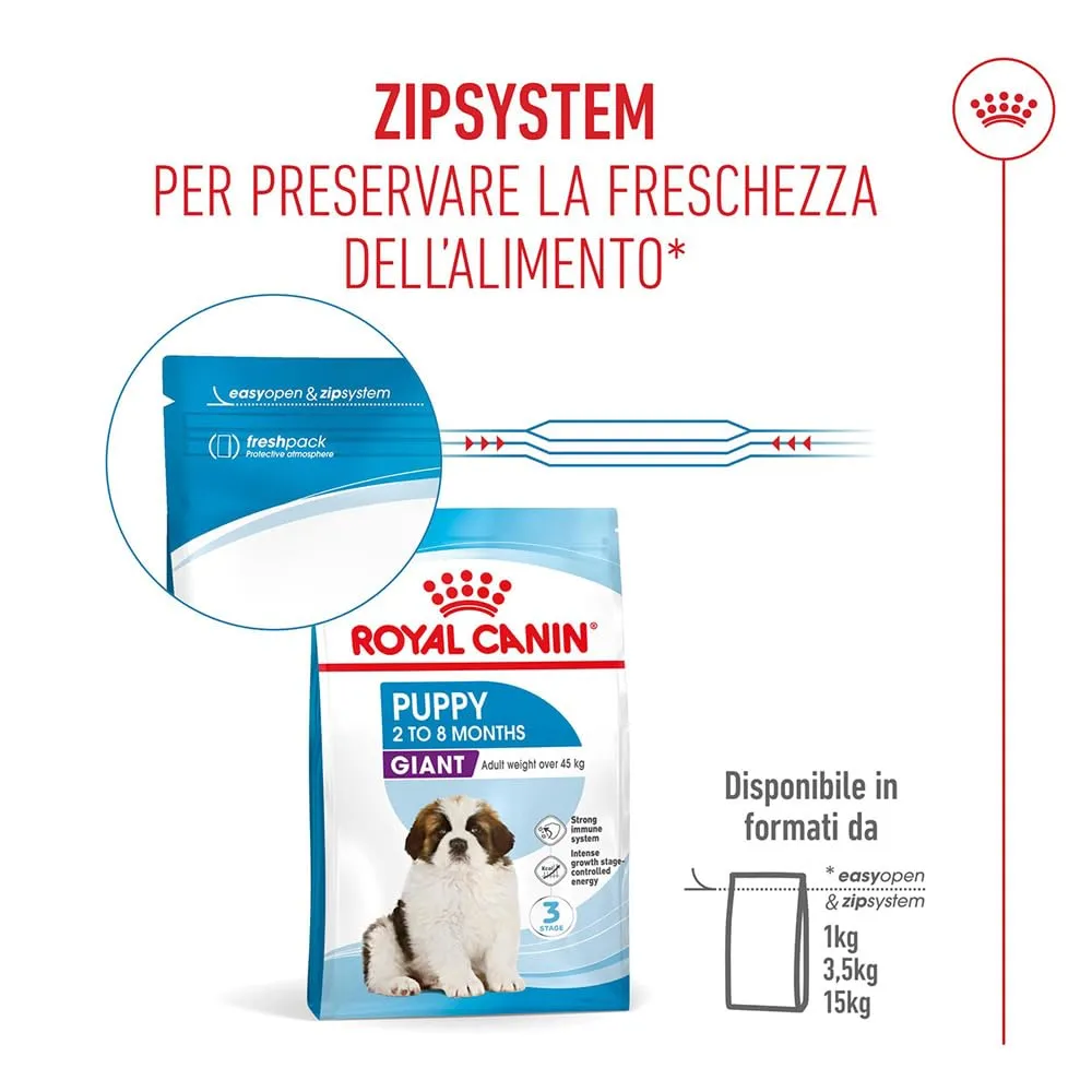 Royal Canin Giant Puppy Alimento Secco Completo per Cucciolo, 15kg - immagine 9