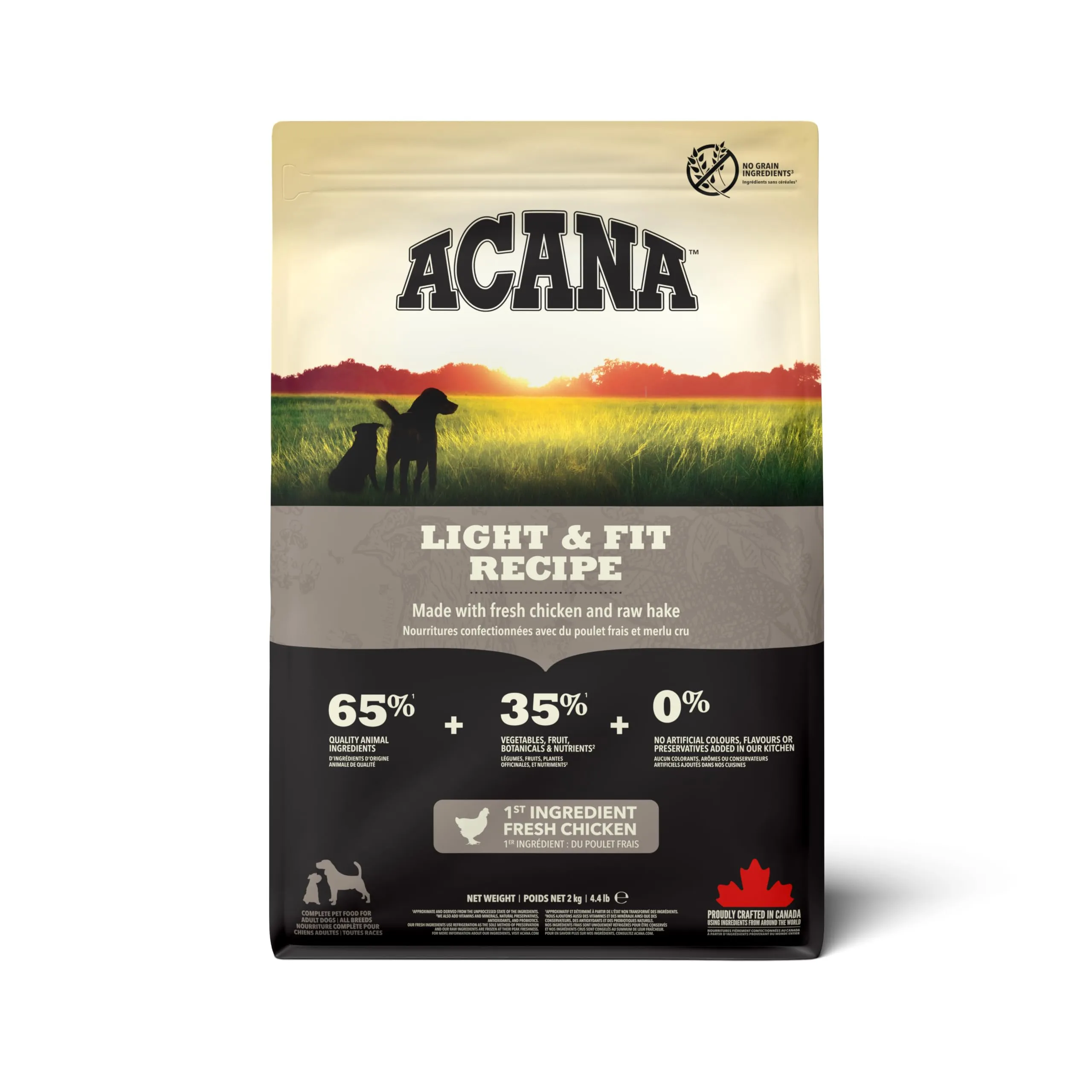 Acana Heritage Light & Fit Monoproteici Cane Secco, 2 kg - immagine 1