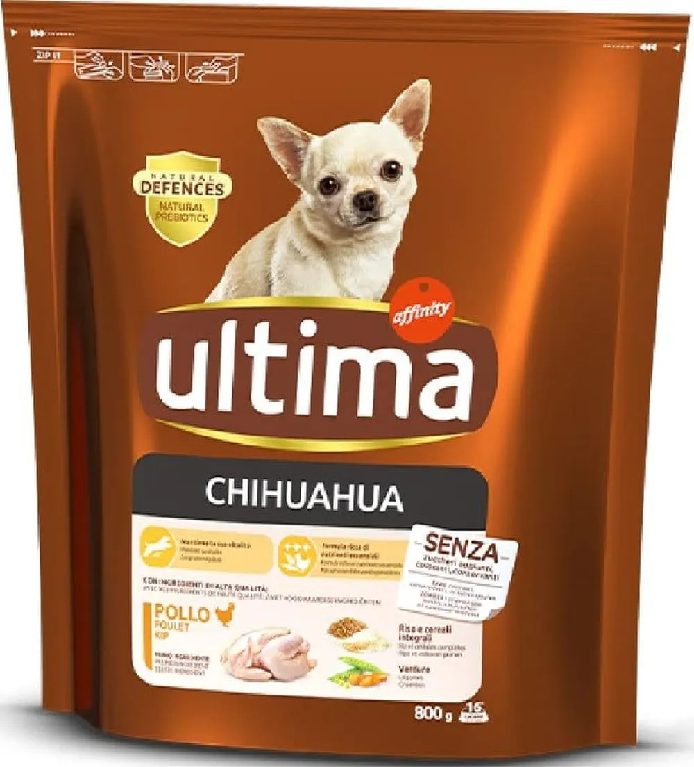 Ultima Cibo per Cani Mini Chihuahua con Pollo, 800g - immagine 1