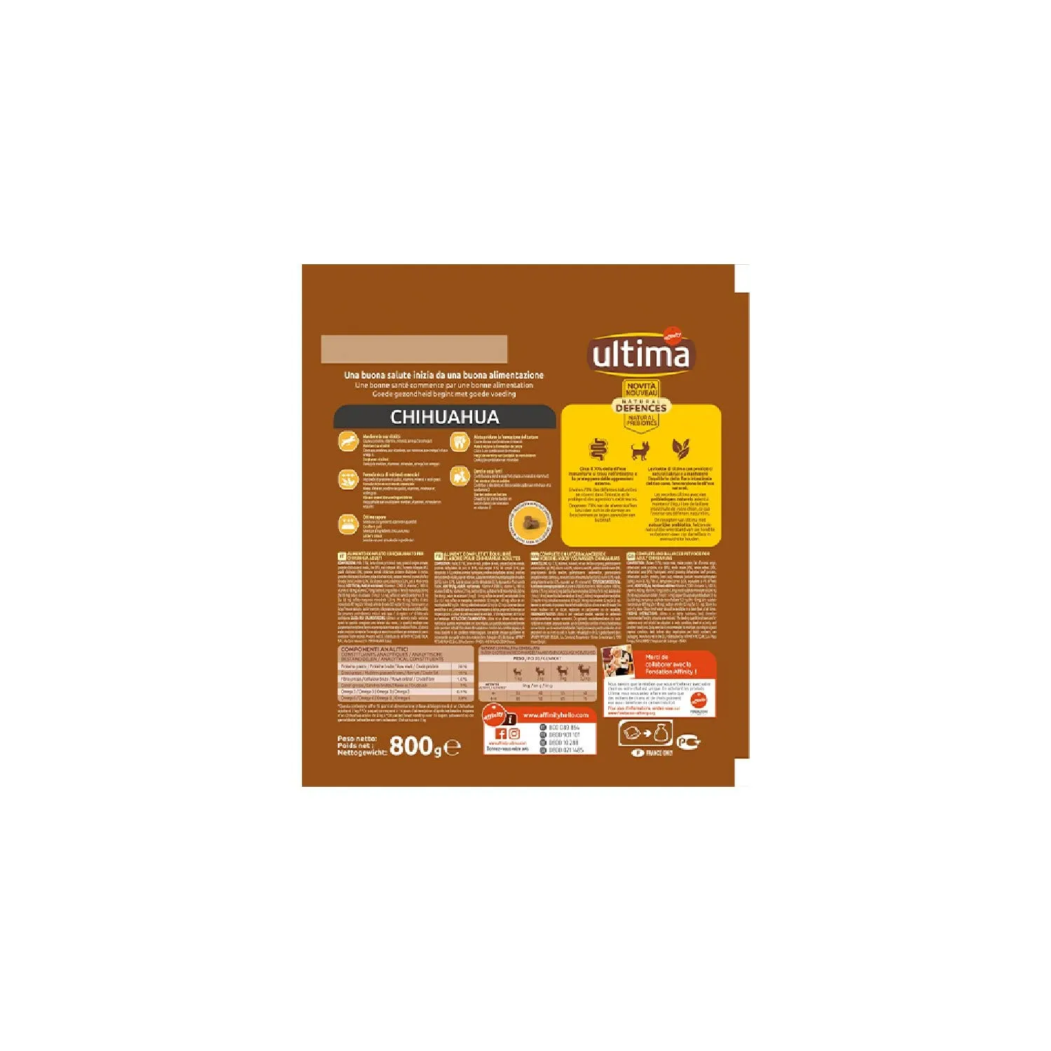 Ultima Cibo per Cani Mini Chihuahua con Pollo, 800g - immagine 4