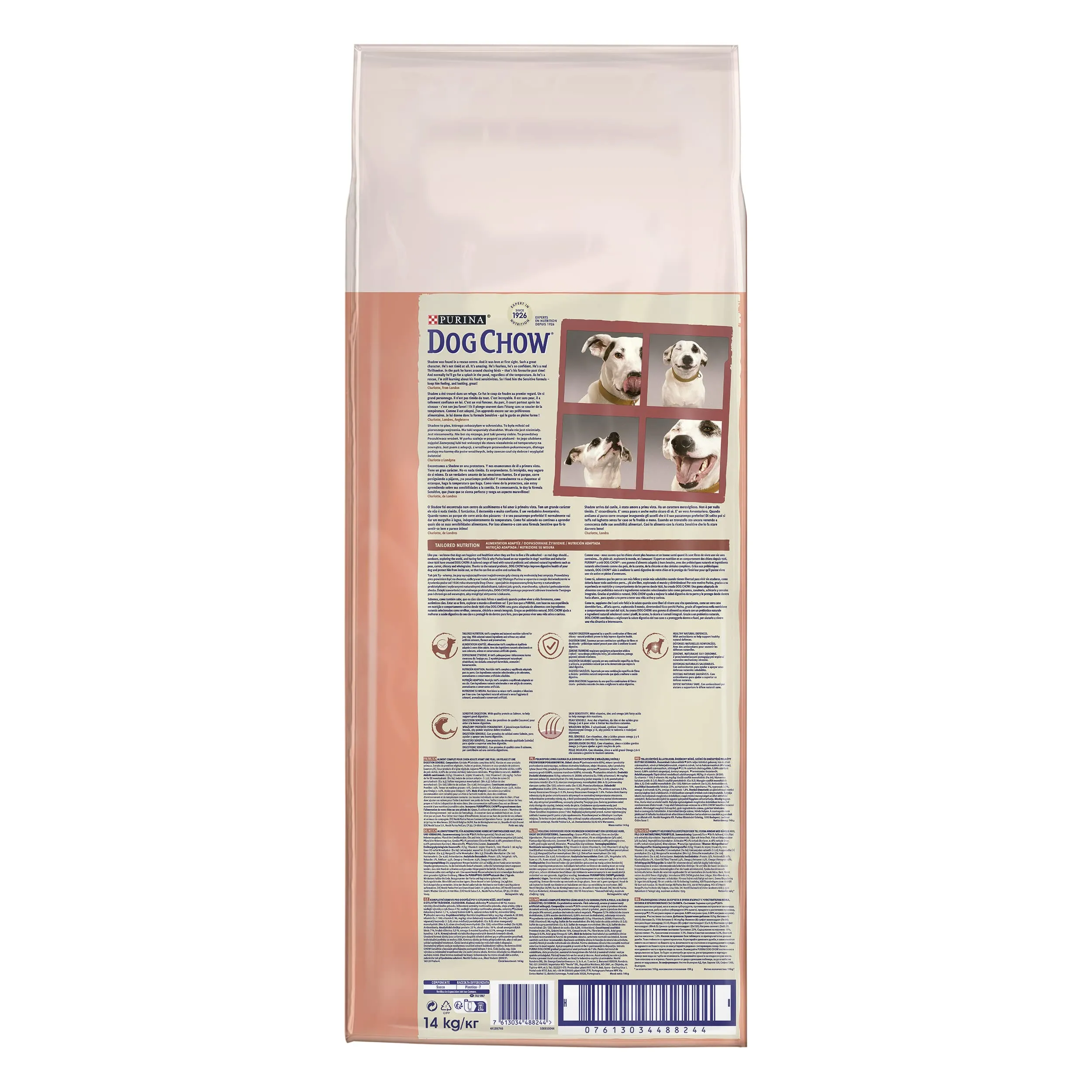 Purina Dog Chow Sensitive Cane Crocchette con Salmone, 14 kg - immagine 5
