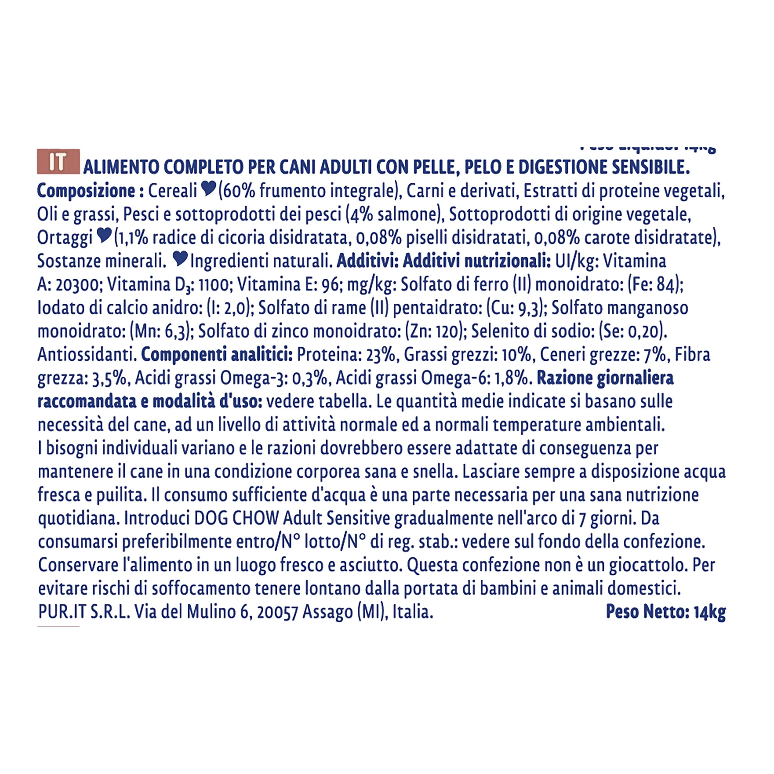 Purina Dog Chow Sensitive Cane Crocchette con Salmone, 14 kg - immagine 6