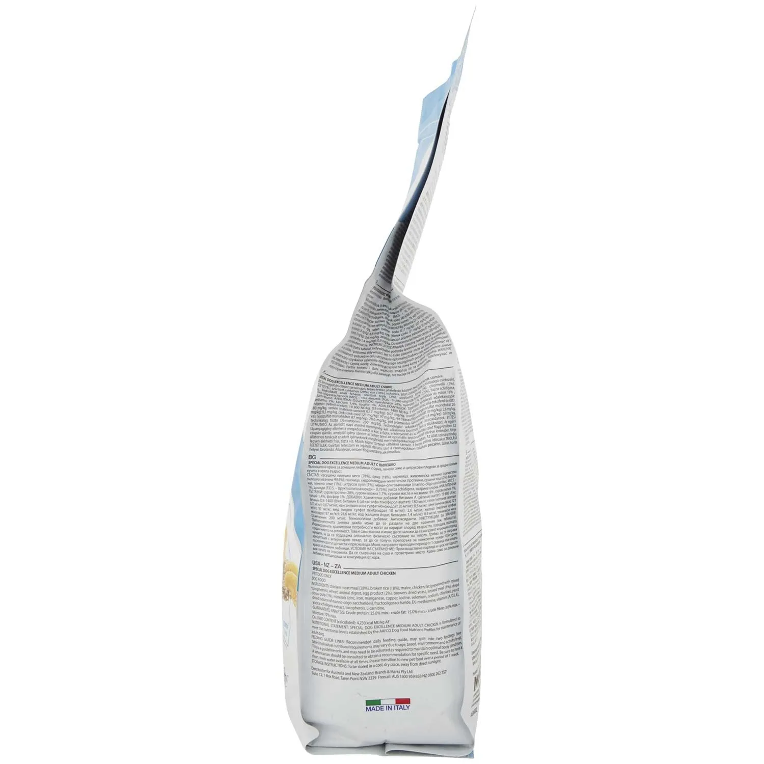 Monge Special Dog Alimento Completo per Cani Adulti di Taglia Media con Riso, Semi di Lino e Agrumi, 3kg - immagine 4
