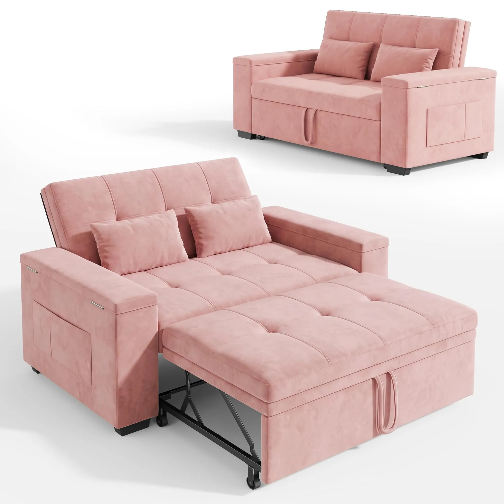 Xbro Divano Letto 2 Posti Convertibile 175x116 cm - immagine 1