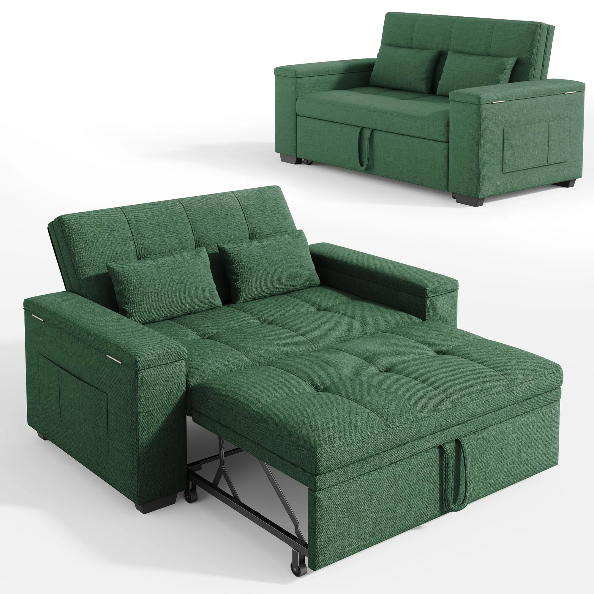Xbro Divano Letto 2 Posti Convertibile, 175x116 cm - immagine 1