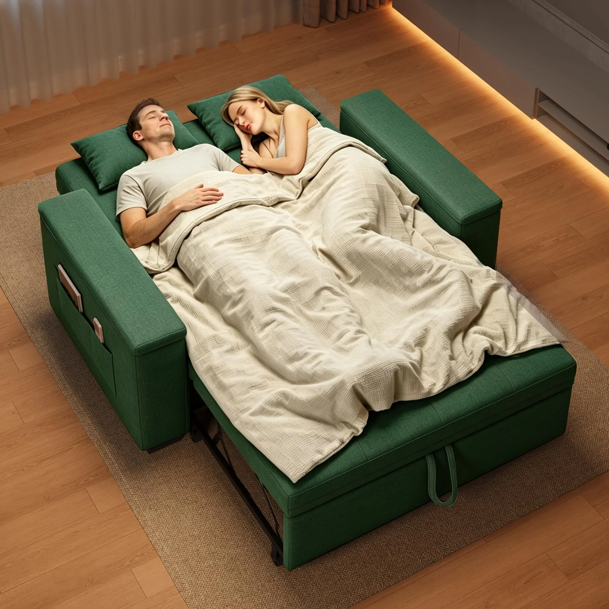 Xbro Divano Letto 2 Posti Convertibile, 175x116 cm - immagine 7