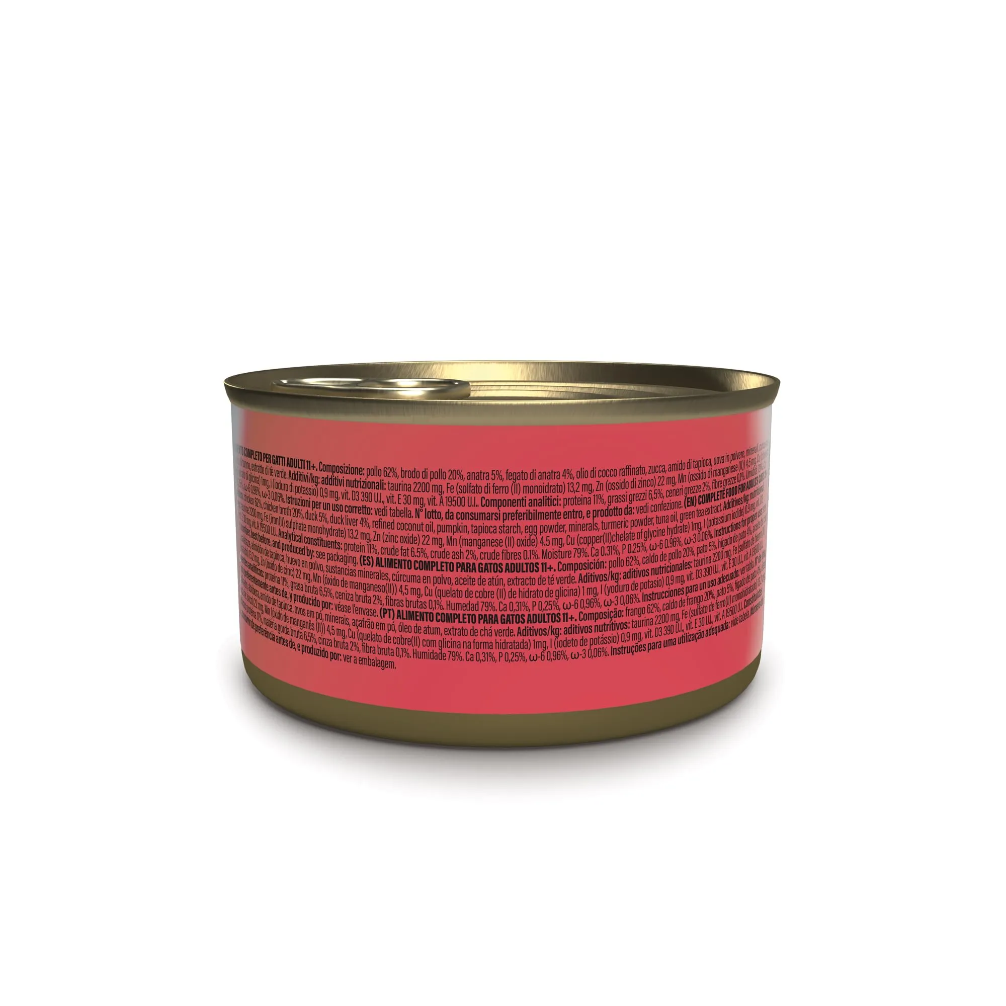 Schesir Silver Pollo con Anatra in Mousse e Filetti, Alimento Umido Completo per Gatti Anziani, Grain Free, 12 x 70g - immagine 4