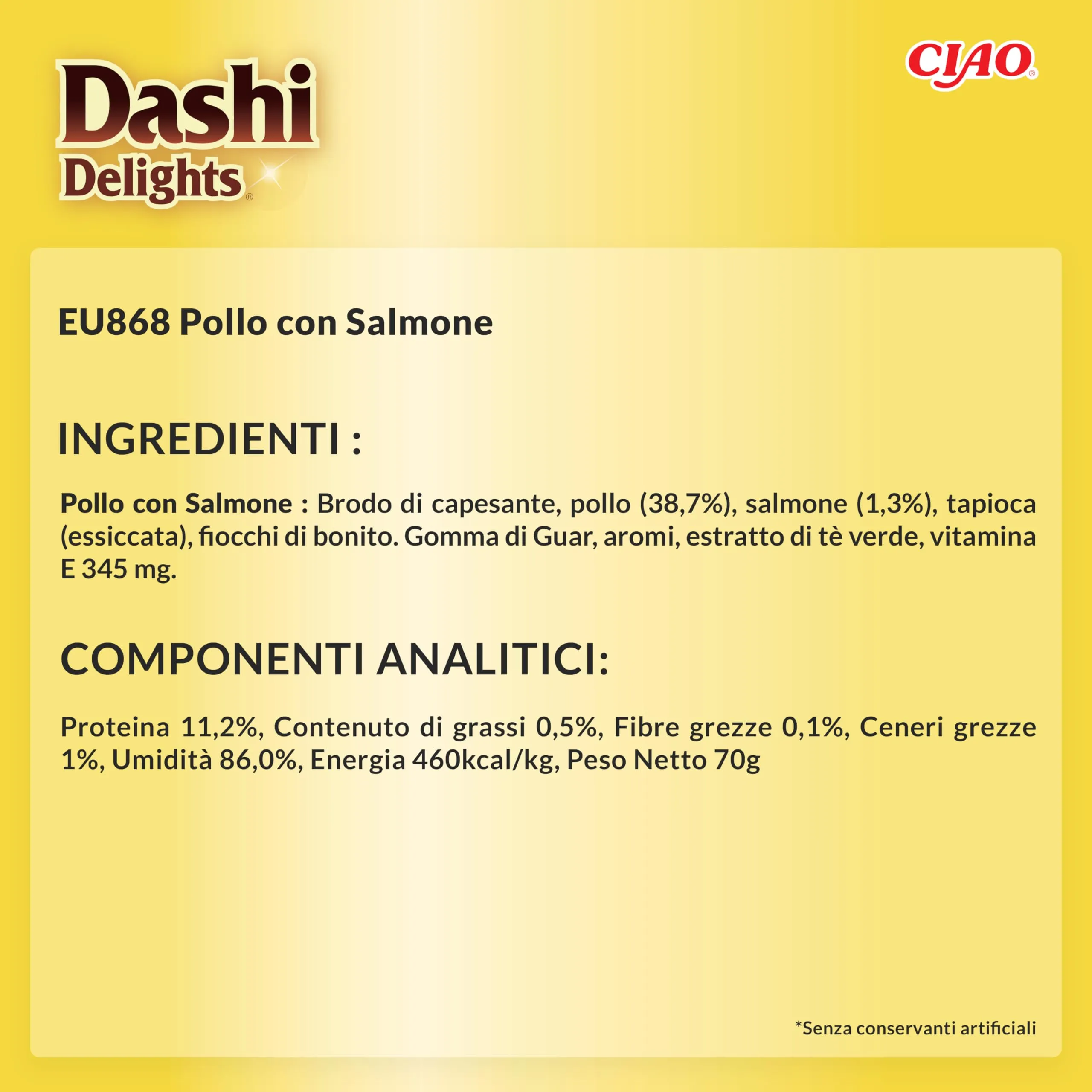 Inaba Dashi Delights Brodo per Gatti con Pollo e Salmone, 70g - immagine 8