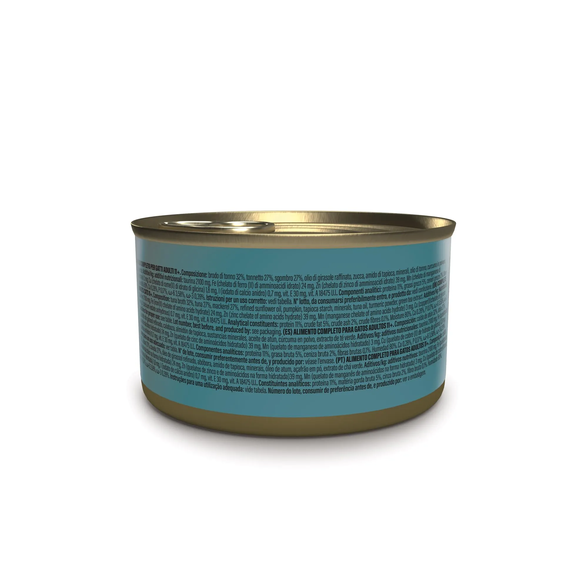 Schesir Silver Filetti di Tonnetto e Sgombro in Brodo, Alimento Umido Completo per Gatti Anziani, Grain Free, 12 x 70g - immagine 4