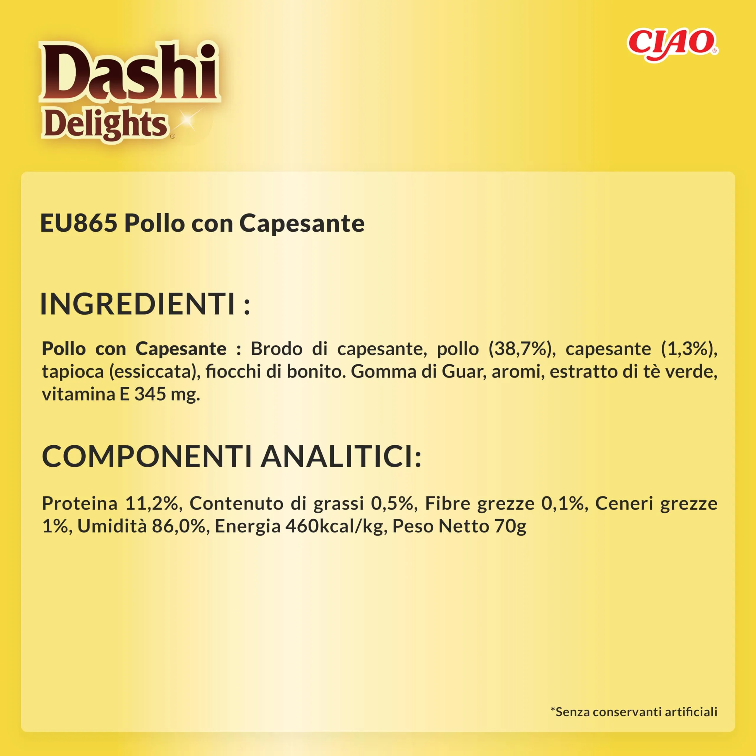 Inaba Dashi Delights Brodo per Gatti con Pollo e Capesante, 70g - immagine 8