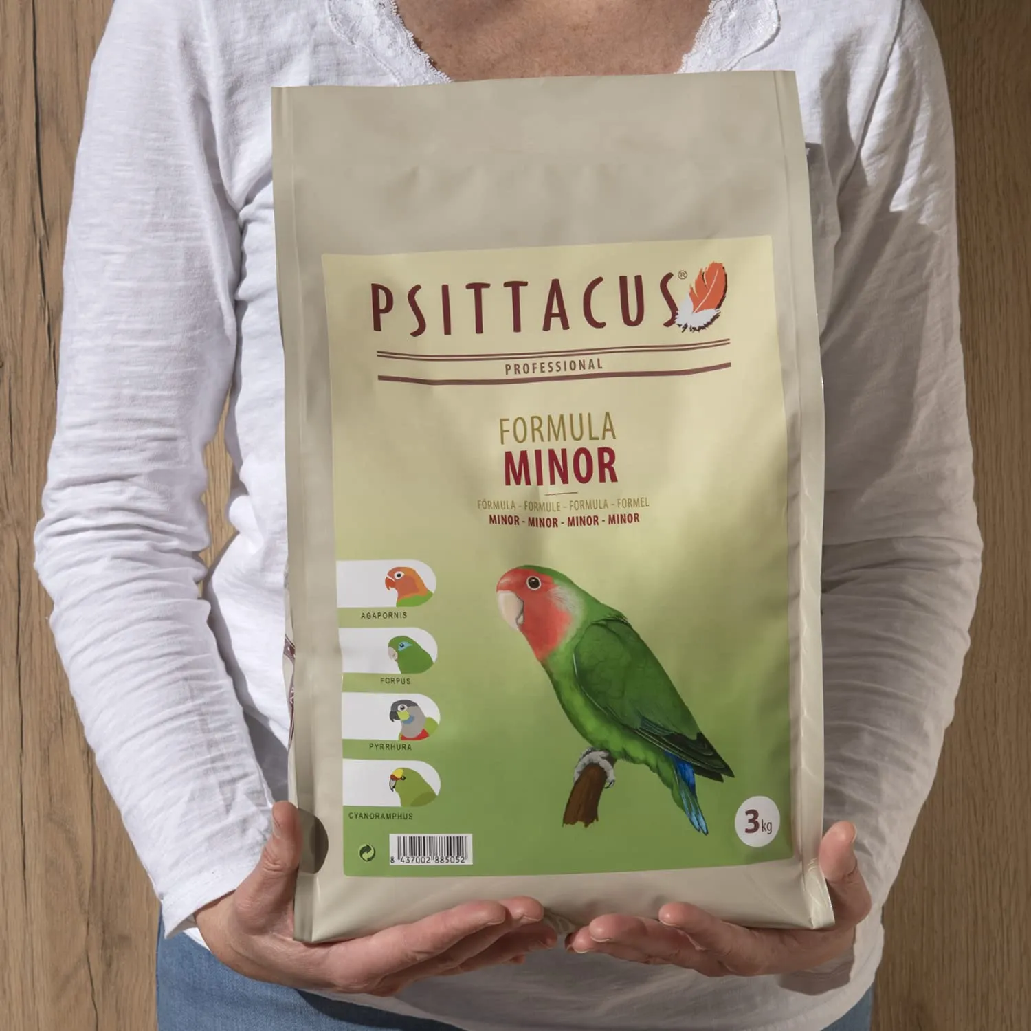 Psittacus Minor Mangime completo per Agapornis, Forpus e Pyrrhura, 3 kg - immagine 5