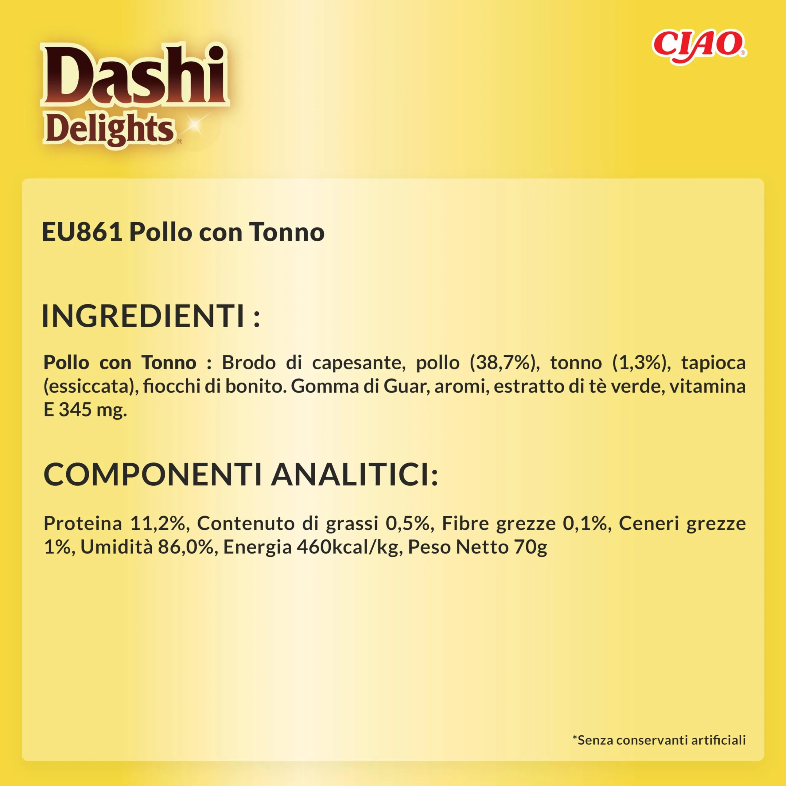 Inaba Dashi Delights Brodo per Gatti con Pollo e Tonno, 70g - immagine 8
