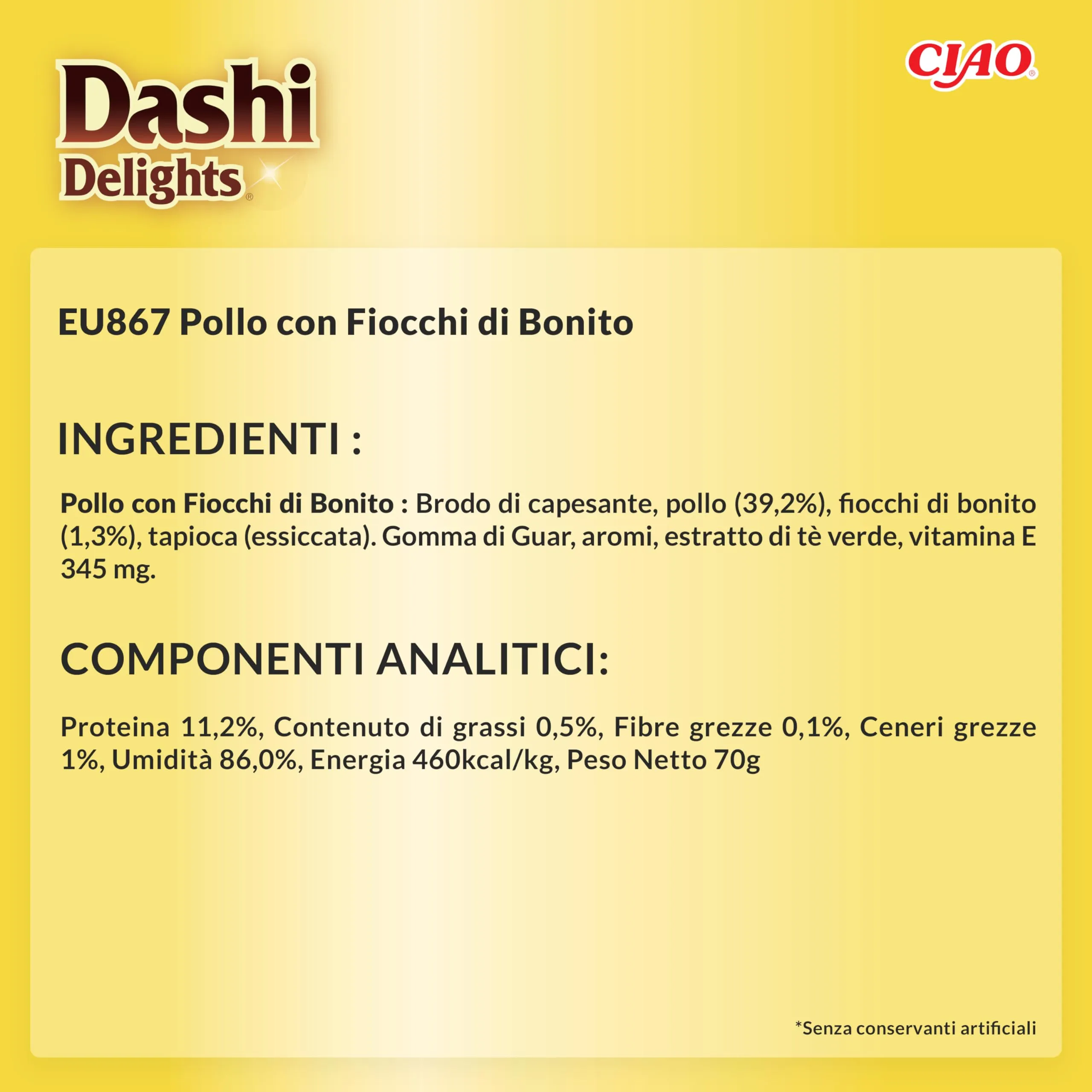 Inaba Dashi Delights Brodo per Gatti con Pollo e Fiocchi di Bonito, 70g - immagine 8