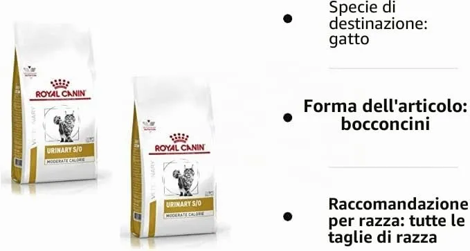 Royal Canin Veterinary Urinary S/O Moderate Calorie Dry Cat Food, 2 x 400 g - immagine 4